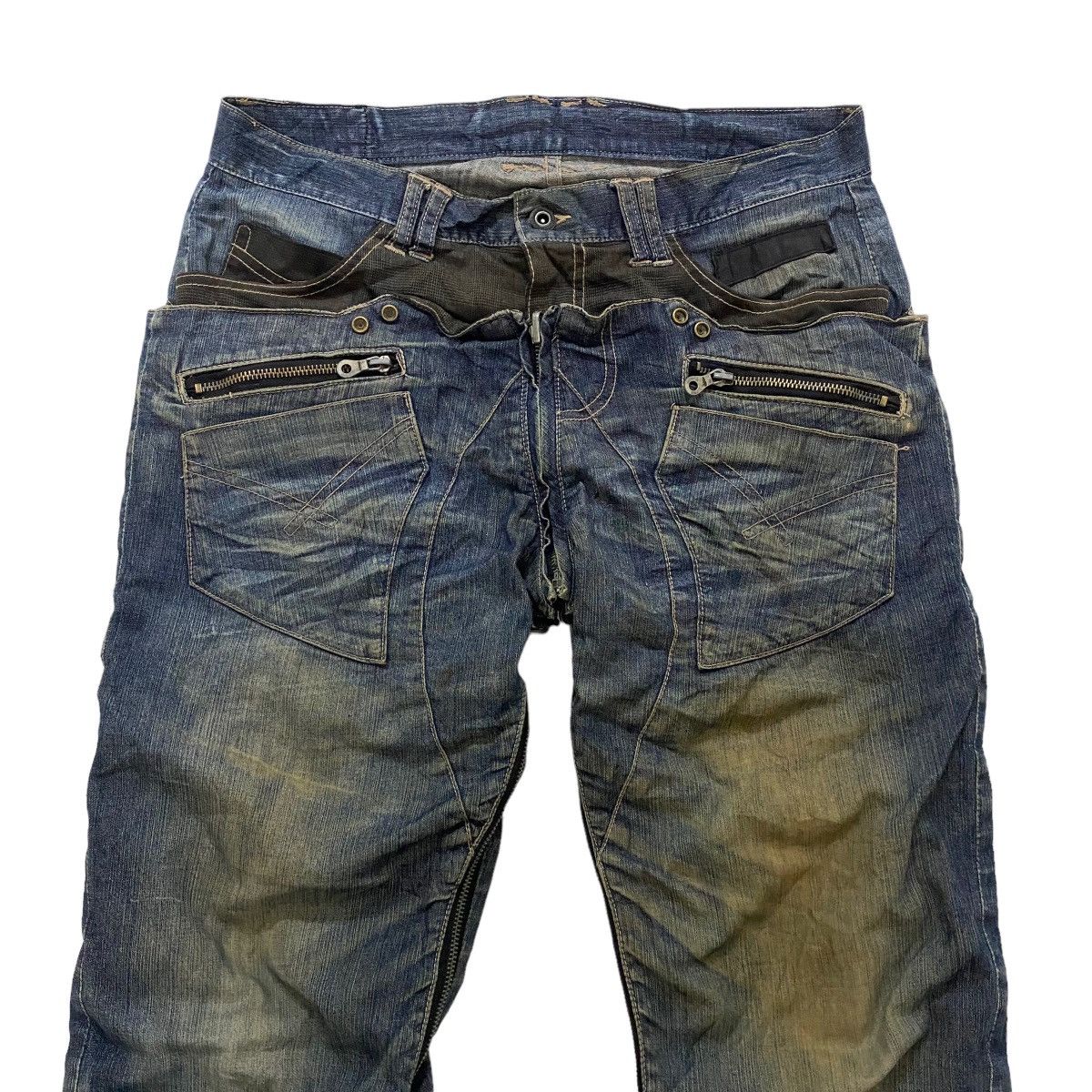 If Six Was Nine ☀️PPFM Anarchy Denim Eastern Rock jeans Size US 34 / EU 50 - 3 Thumbnail