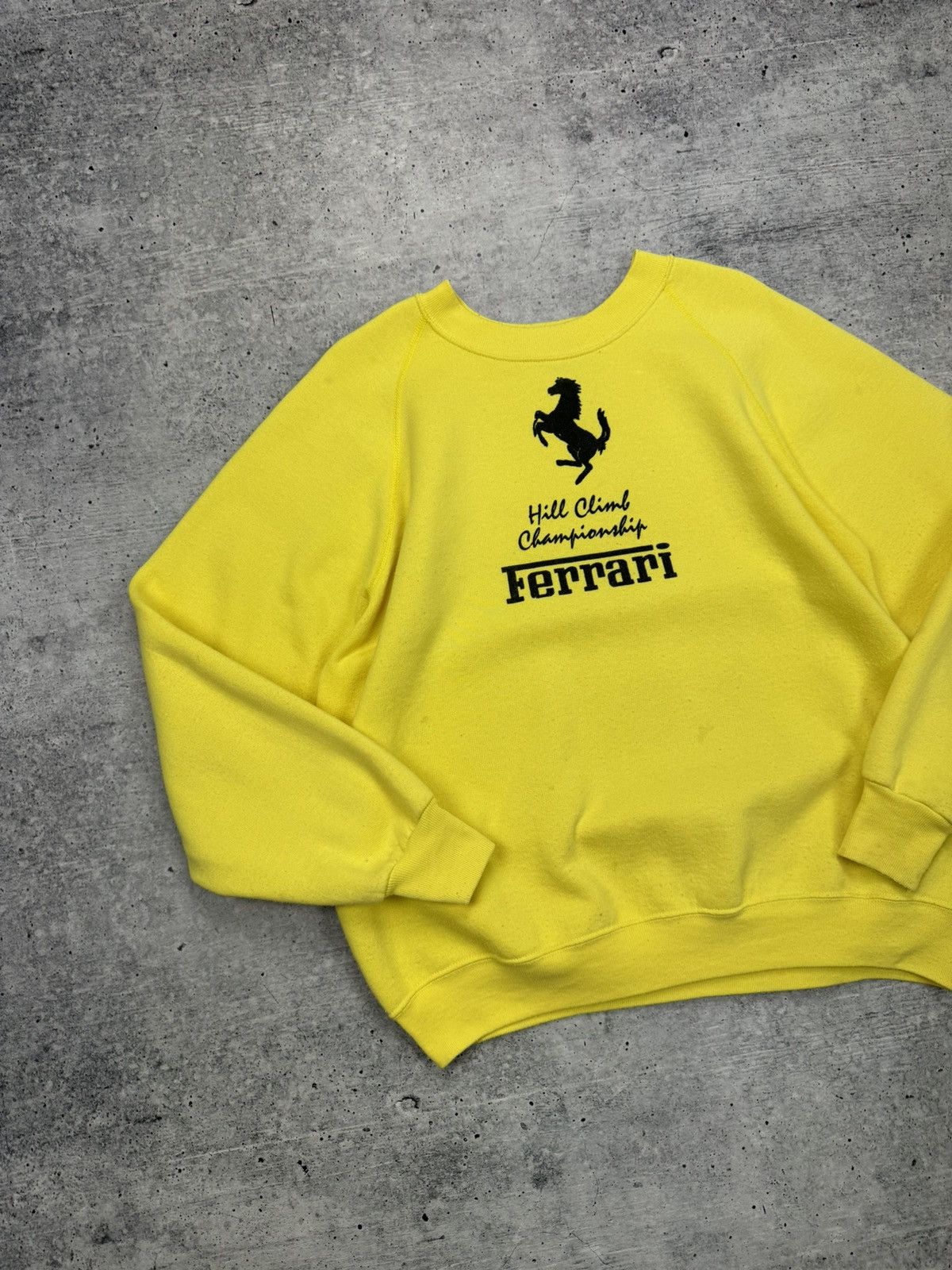 Vintage Jerzees 762 Russel Co Ferrari Big Logo Sweatshirt - Main Image