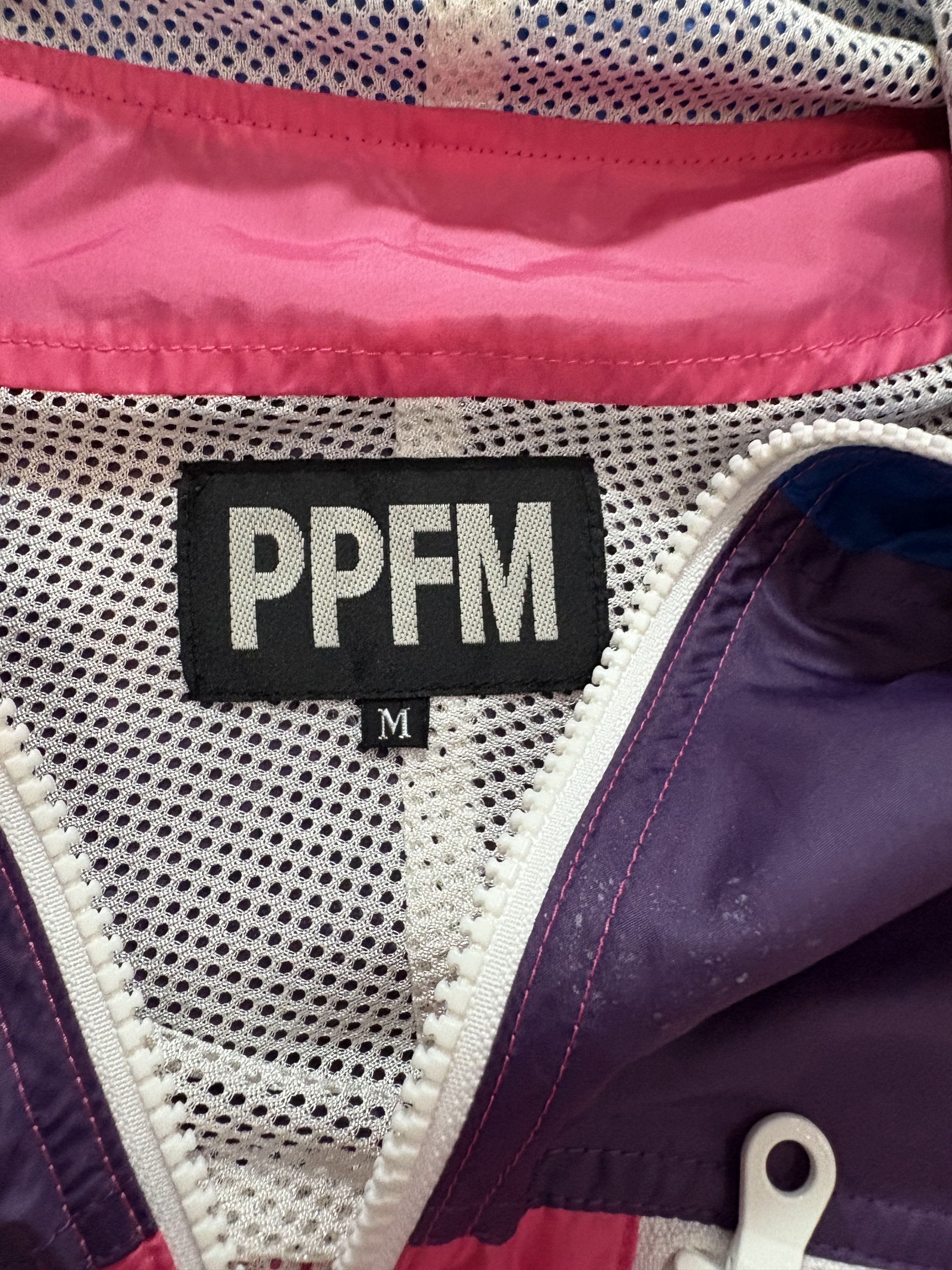PPFM Block Color Hooded Nylon Windbreaker Size US M / EU 48-50 / 2 - 5 Thumbnail