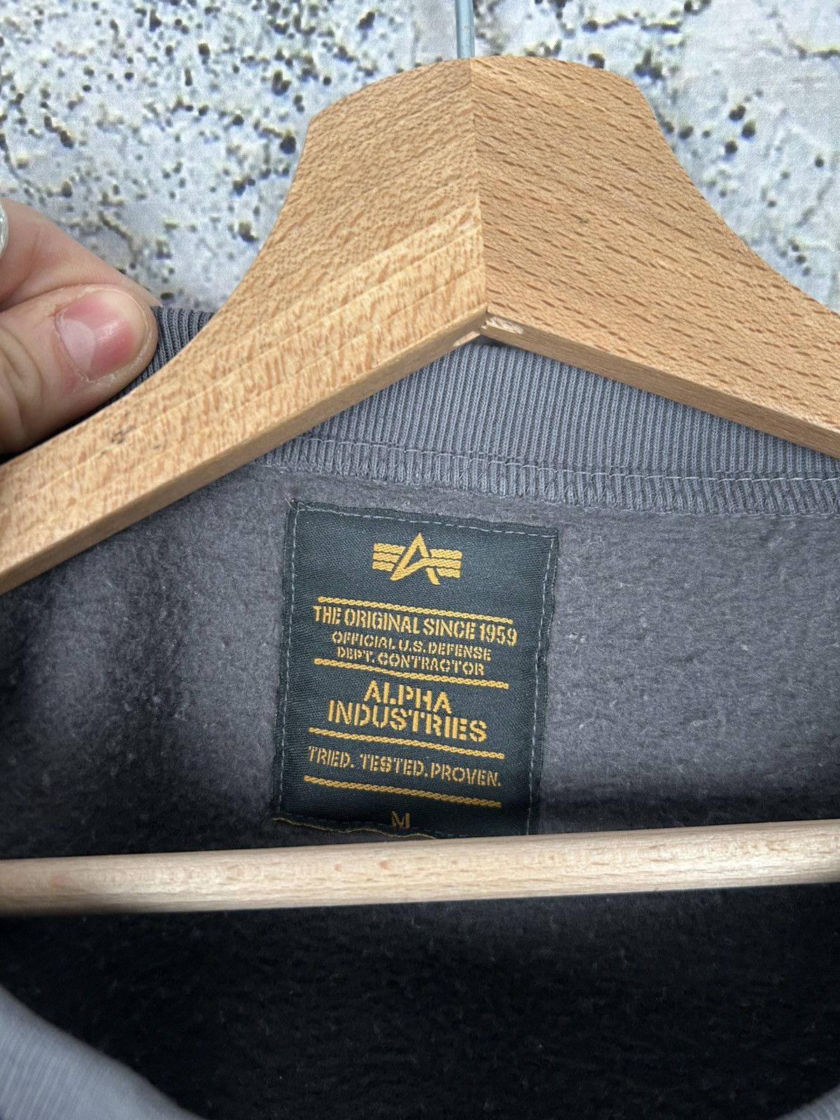 Alpha Industries Vintage Alpha Industries Crewneck Military Streetwear Hype Size US M / EU 48-50 / 2 - 5 Thumbnail