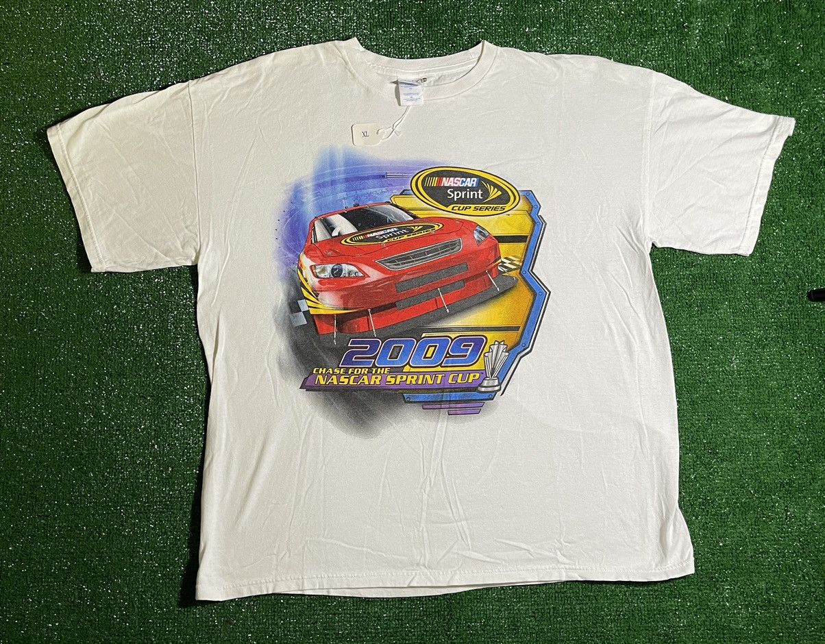 image of 2009 Nascar Sprint Cup Series T-Shirt in White, Men's (Size XL)