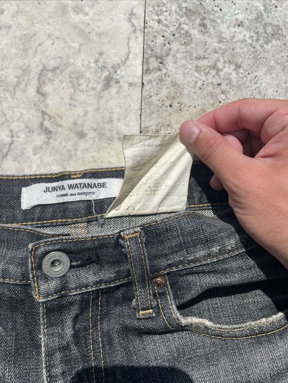 Comme des Garcons Junya Watanabe Comme Des Garçon AW2009 Selvedge Denim Size US 28 / EU 44 - 5 Thumbnail