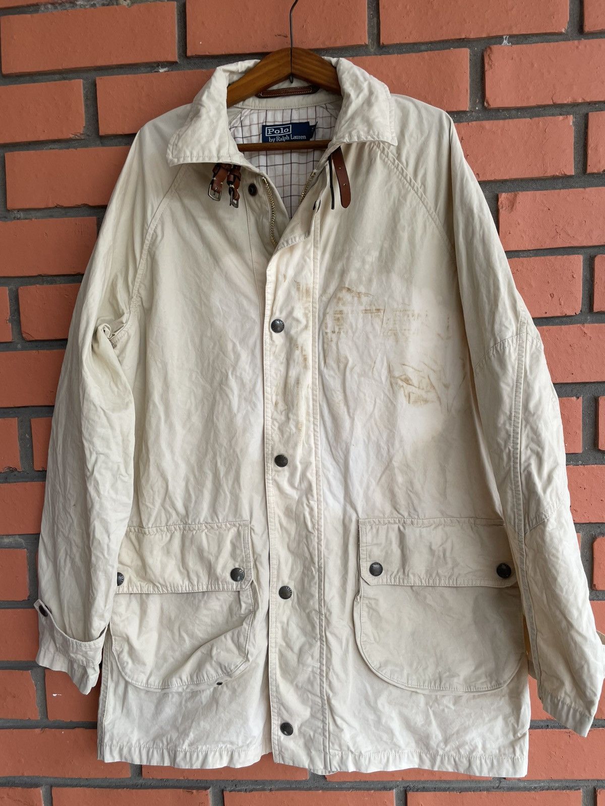 Polo Ralph Lauren × Ralph Lauren Vintage Polo Ralph Lauren Cotton Coat Jacket Trench Hunting Size US M / EU 48-50 / 2 - 2 Thumbnail