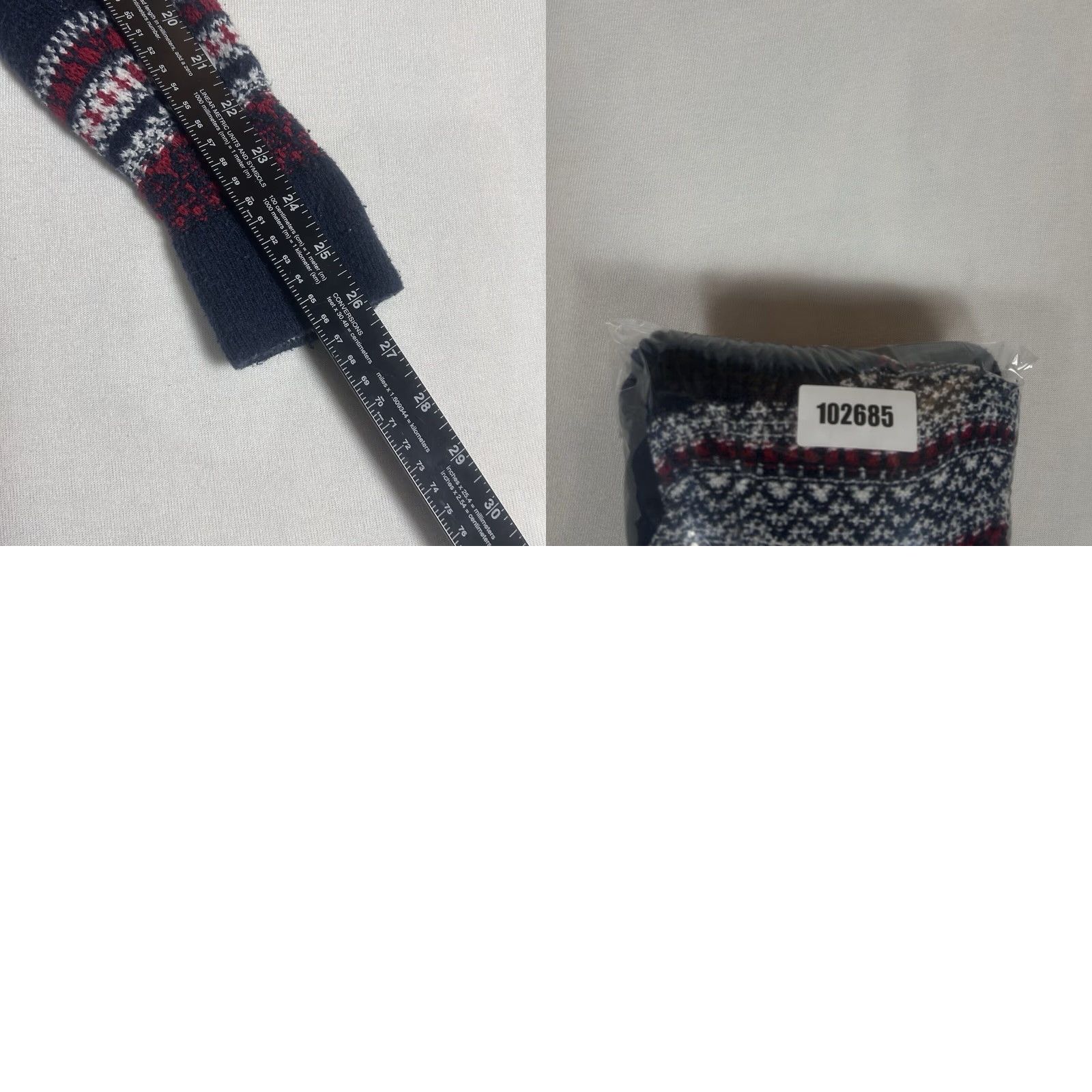 Vintage Christopher & Banks Fair Isle Sweater Womens S 1/4 Zip Mock Neck Holiday Casual Knit Pullover Blue Winter Fall Spring Womens Size S / US 4 / IT 40 - 8 Thumbnail