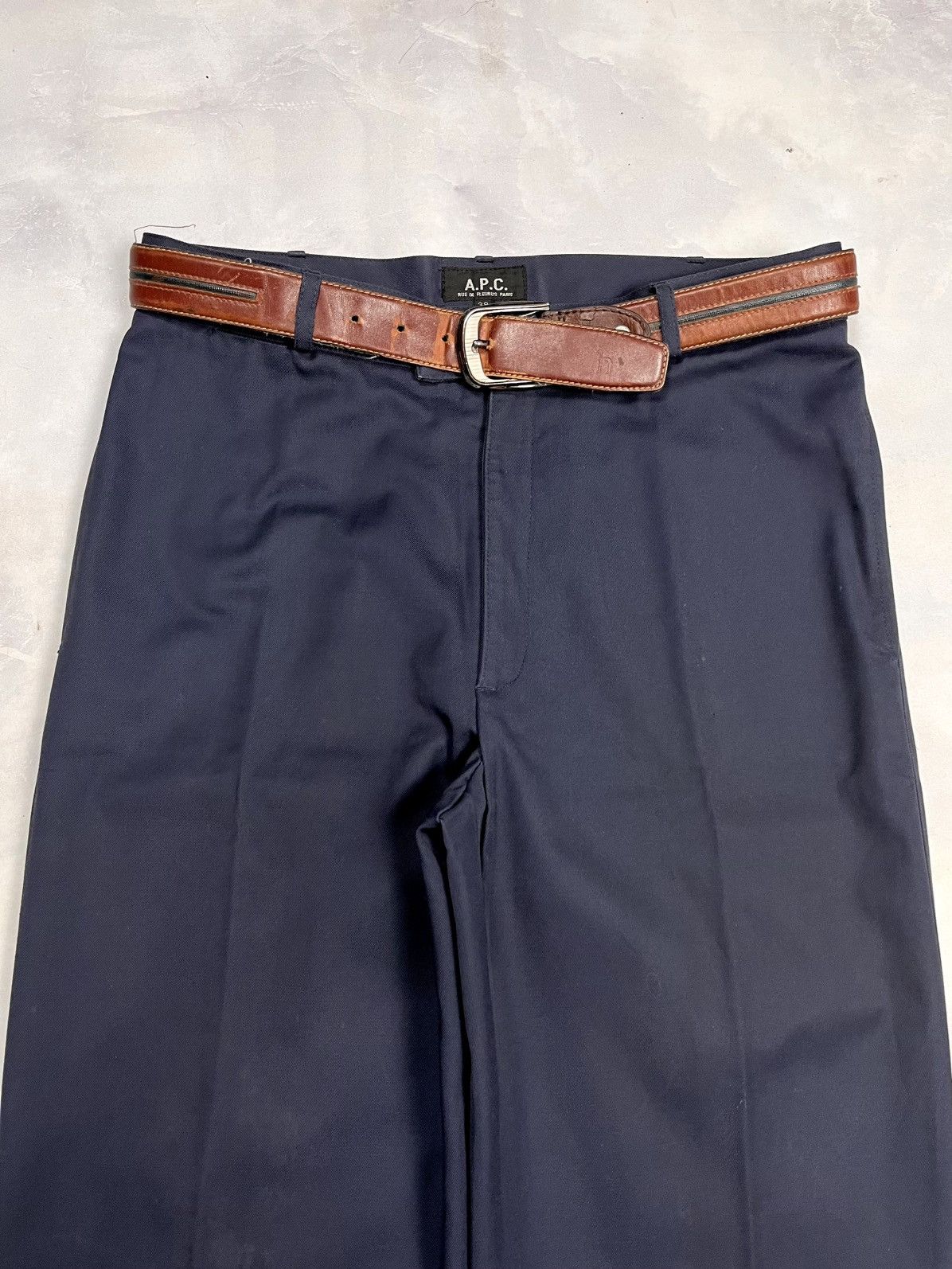 A.P.C. A.P.C Trousher Pants Navy Size US 30 / EU 46 - 2 Thumbnail