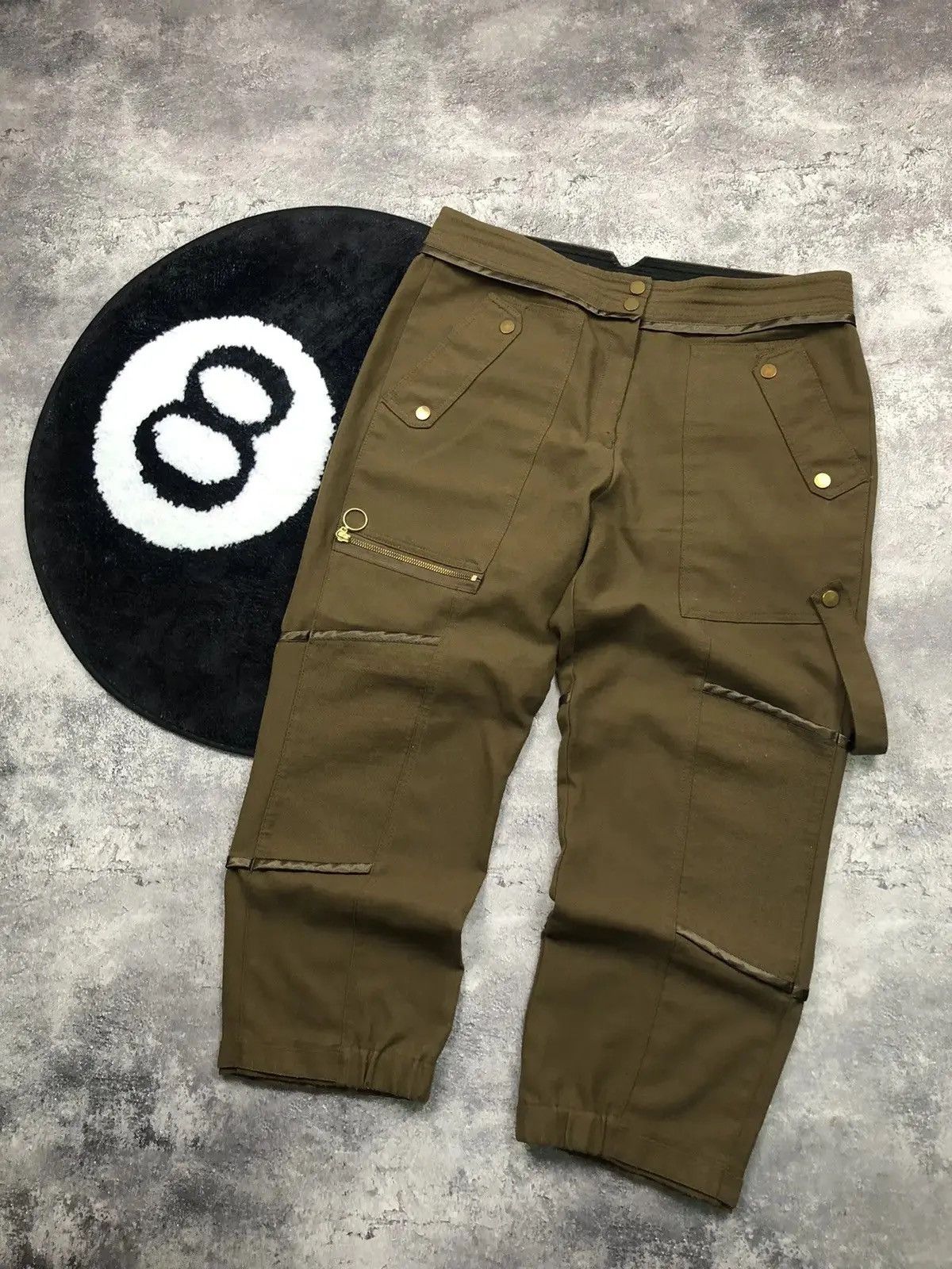 ME+EM ME+EM Vintage Streetwear Avantgarde Pants 14 Size Brown Hype Size 32" / US 10 / IT 46 - 1 Thumbnail