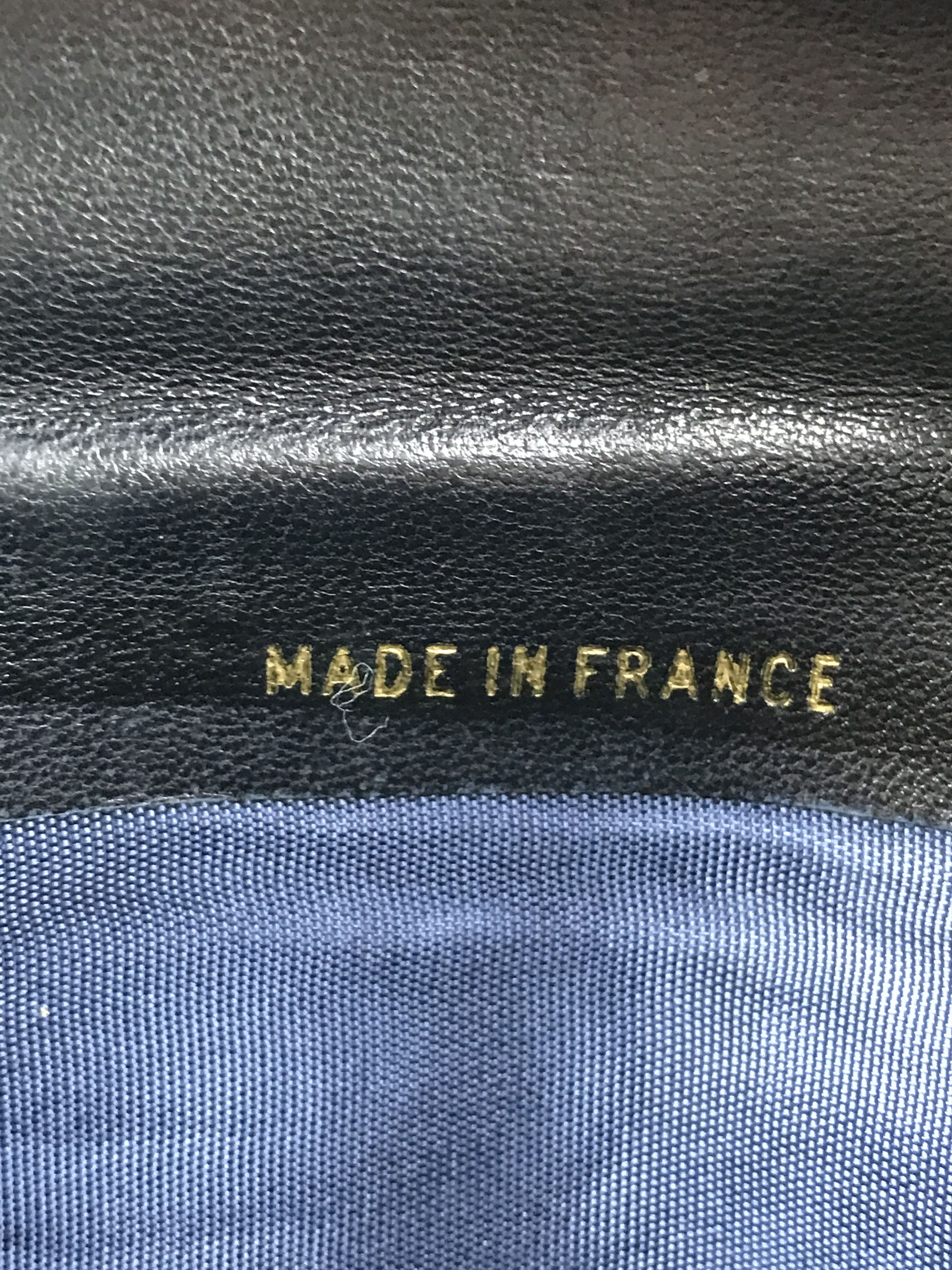 Chanel × Vintage Chanel Classic Black Lambskin Big CC Logo Bifold Long Wallet Size ONE SIZE - 13 Thumbnail