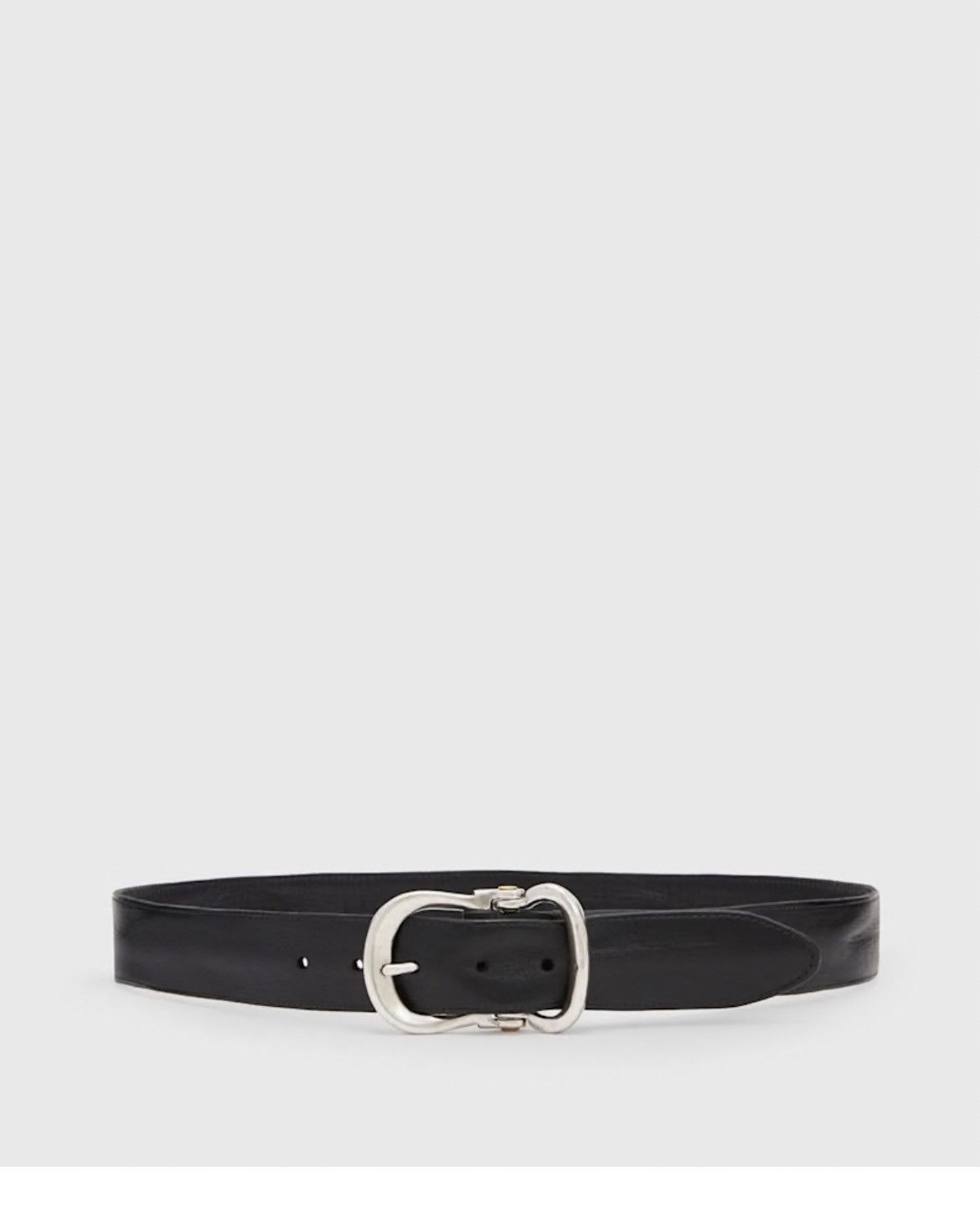 John Varvatos Fibel Antique Nickel Finish Belt guitar hinge 32 Size 32 - 2 Thumbnail