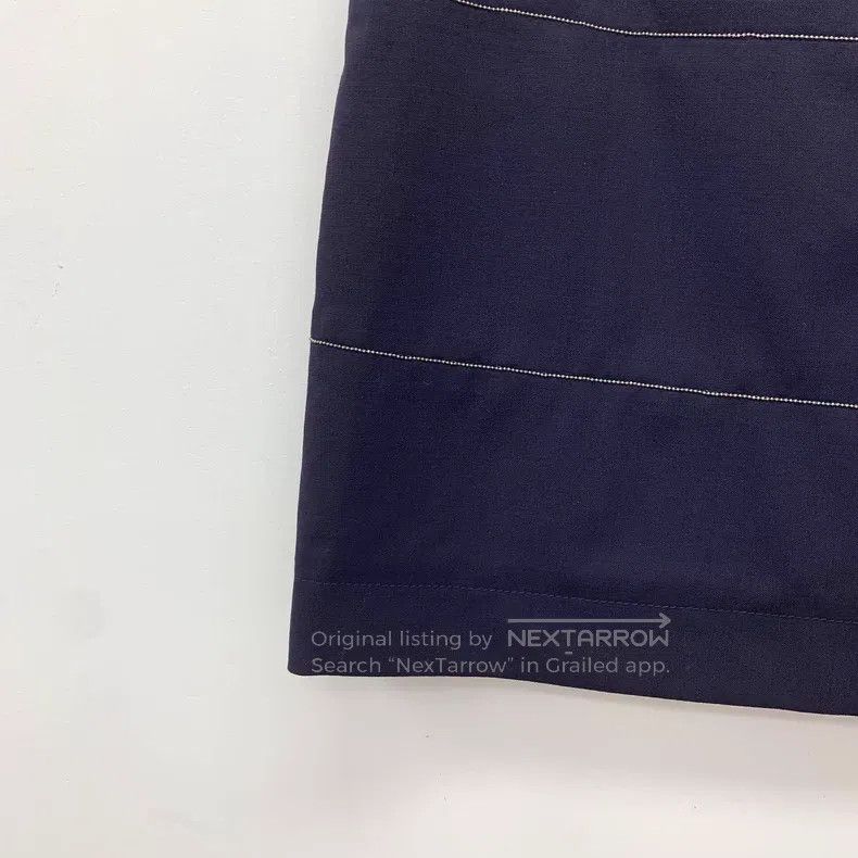 Brunello Cucinelli Brunello Cucinelli Wool casual short skirt, blue with sequ Size 25" / US 0 / IT 36 - 4 Thumbnail