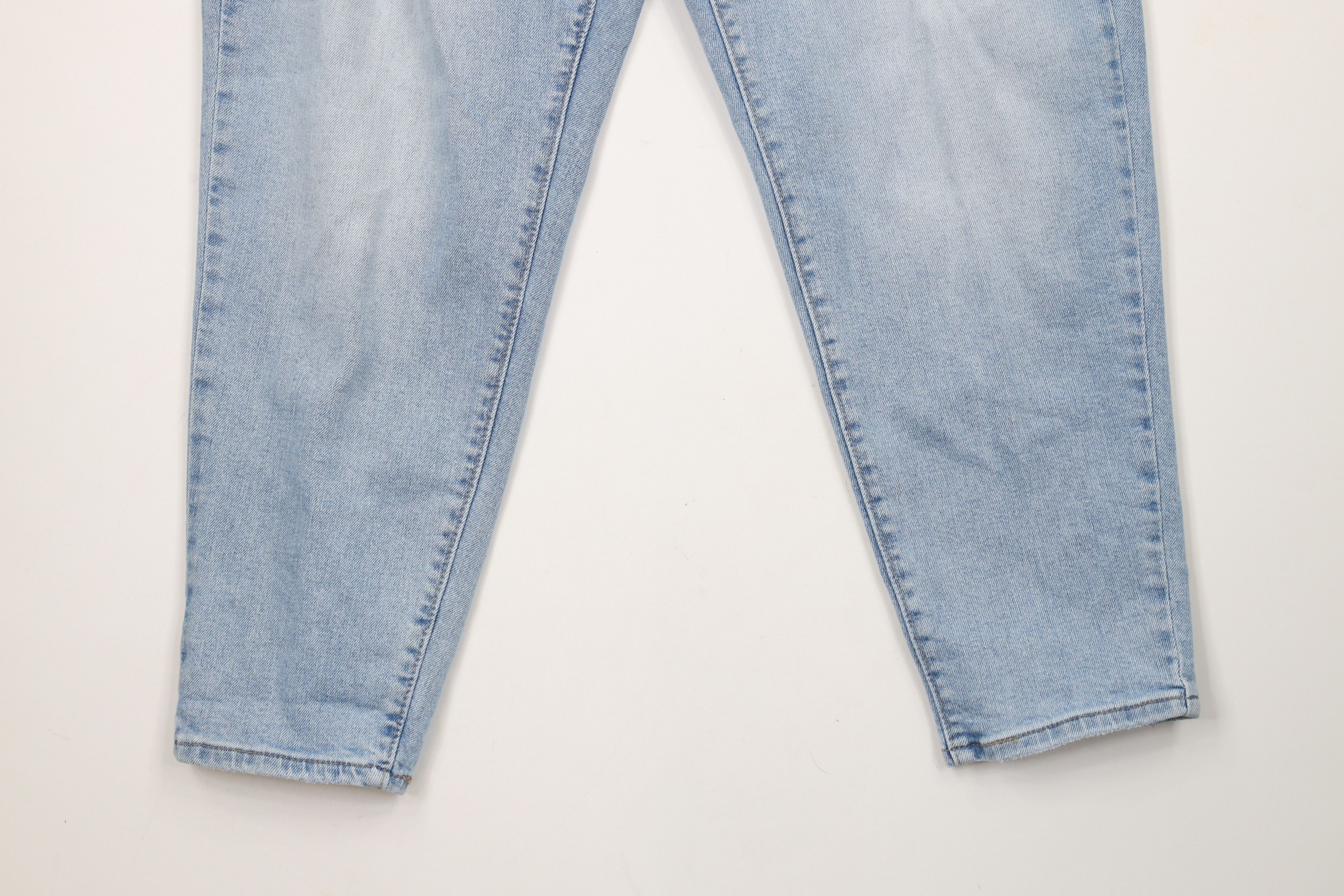 Levi's × Vintage Vintage Y2K Levis SilverTab Tapered Leg Mom Jeans Blue Size 32" / US 10 / IT 46 - 4 Thumbnail