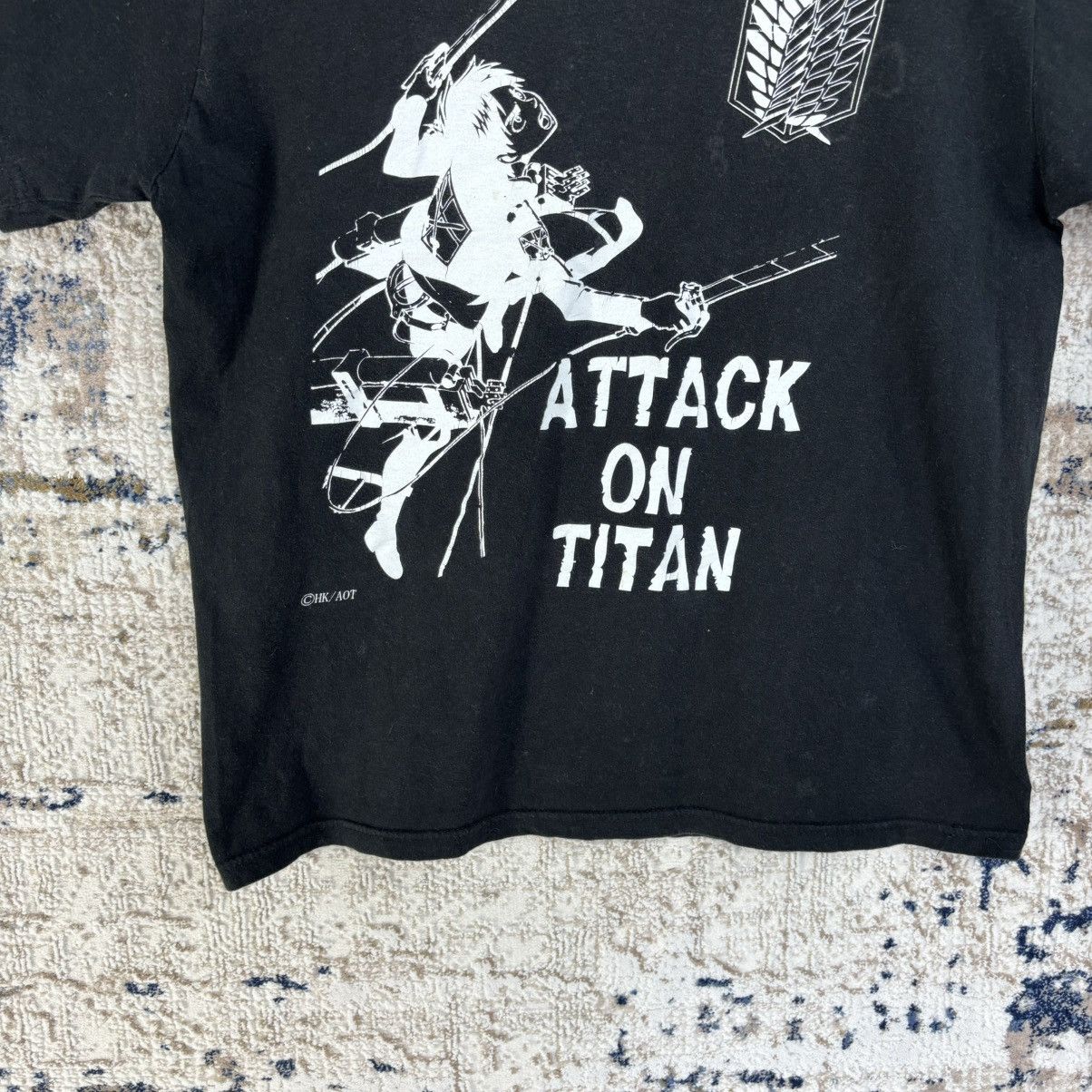Anime × Vintage Vintage Movie Attack On Titan Japan Anime T-shirt Size US L / EU 52-54 / 3 - 2 Thumbnail