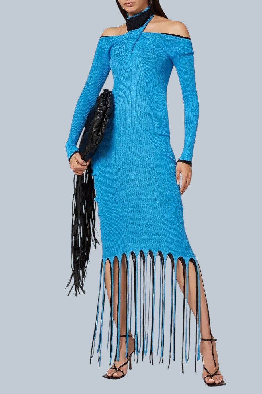 Bottega Veneta Bottega Veneta fringed knit dress pre-fall 2020 M | Grailed