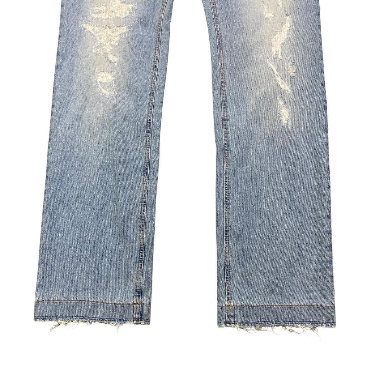 Dolce & Gabbana Dolce&gabbana Repaired Denim Jeans Lightwash Size US 34 / EU 50 - 7 Thumbnail
