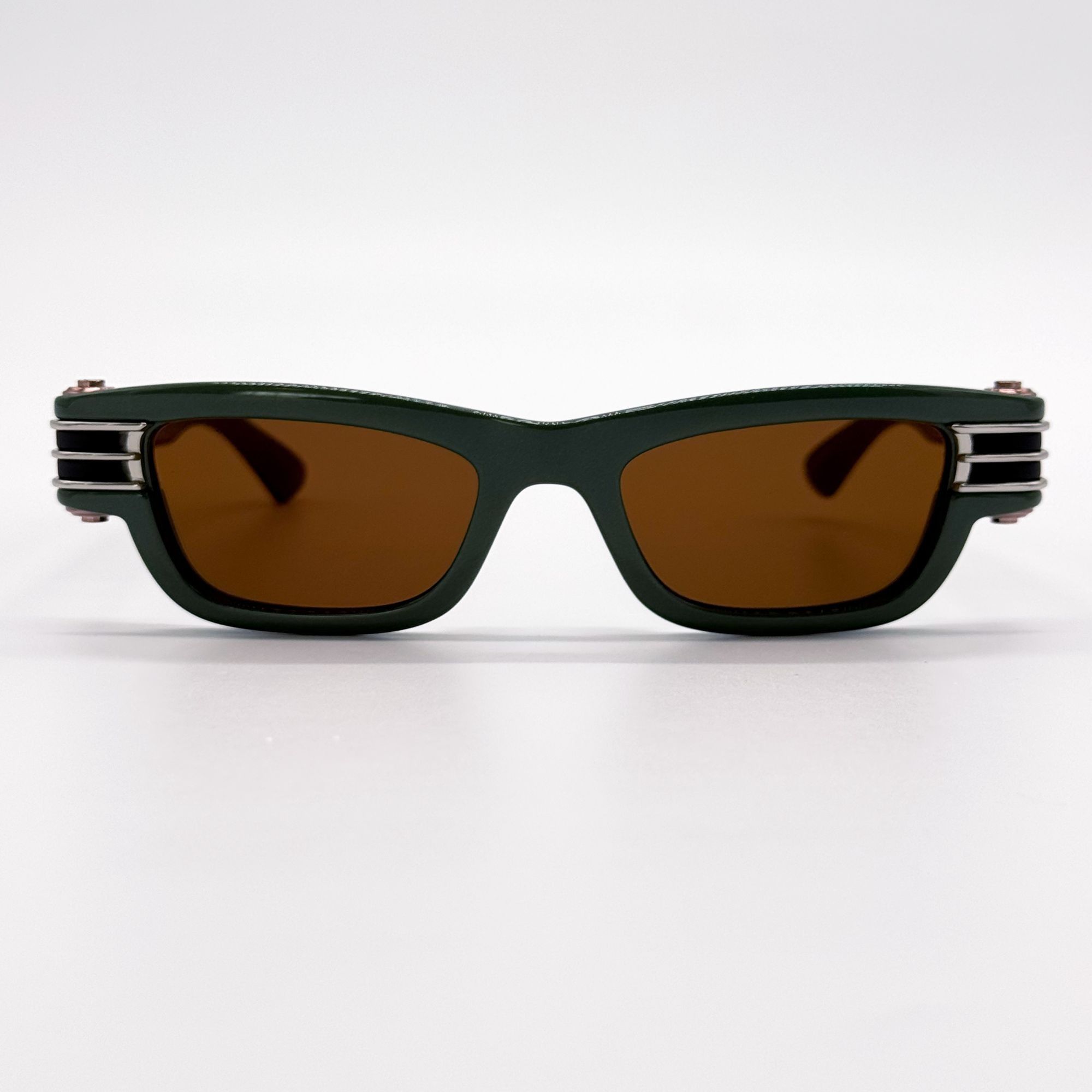 Bottega Veneta NEW BOTTEGA VENETA SUNGLASSES BV1308S 003 WOMEN GREEN Size ONE SIZE - 3 Thumbnail