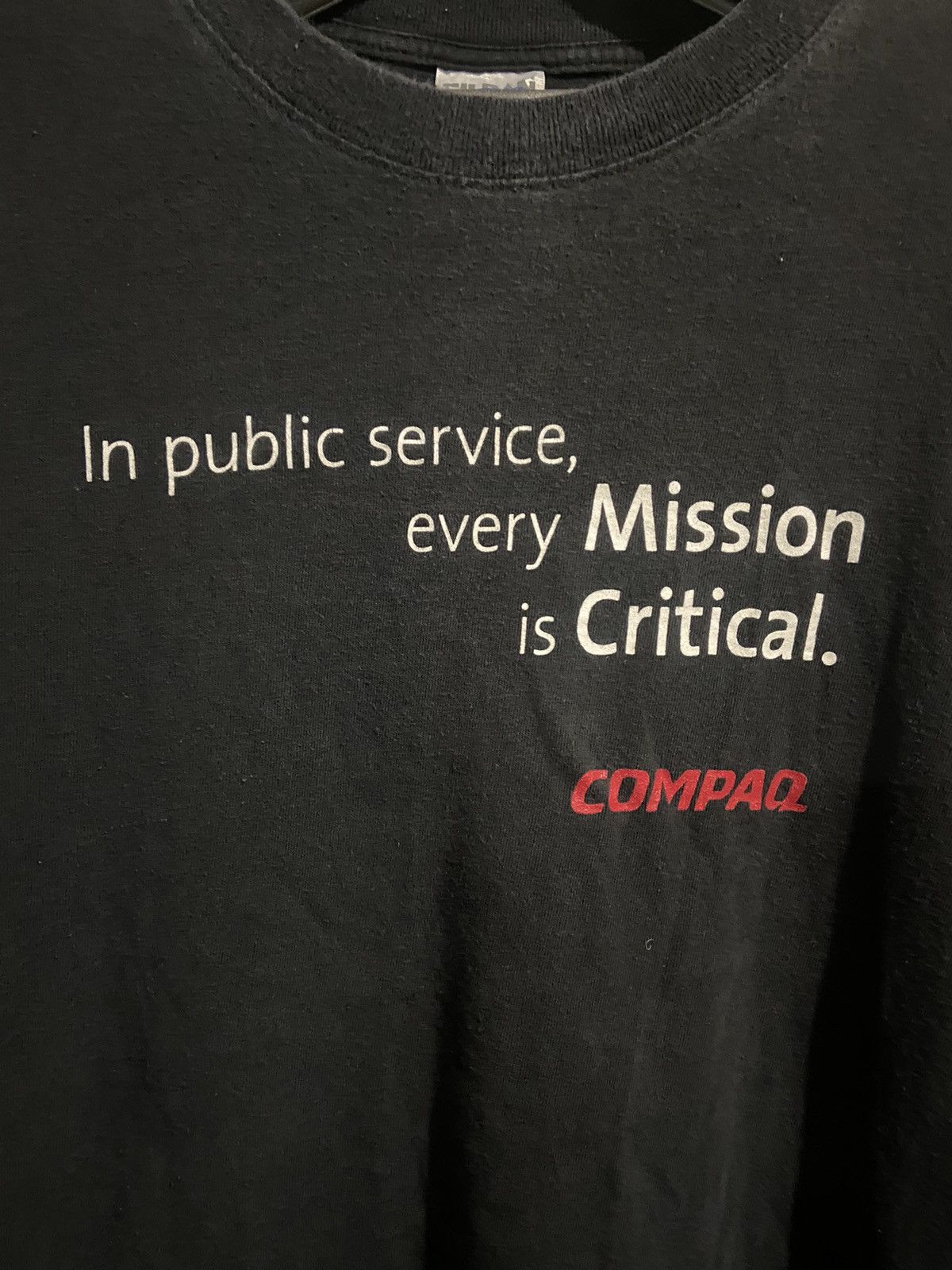Vintage Vintage compaq in public service every mission is critical Size US XL / EU 56 / 4 - 2 Thumbnail