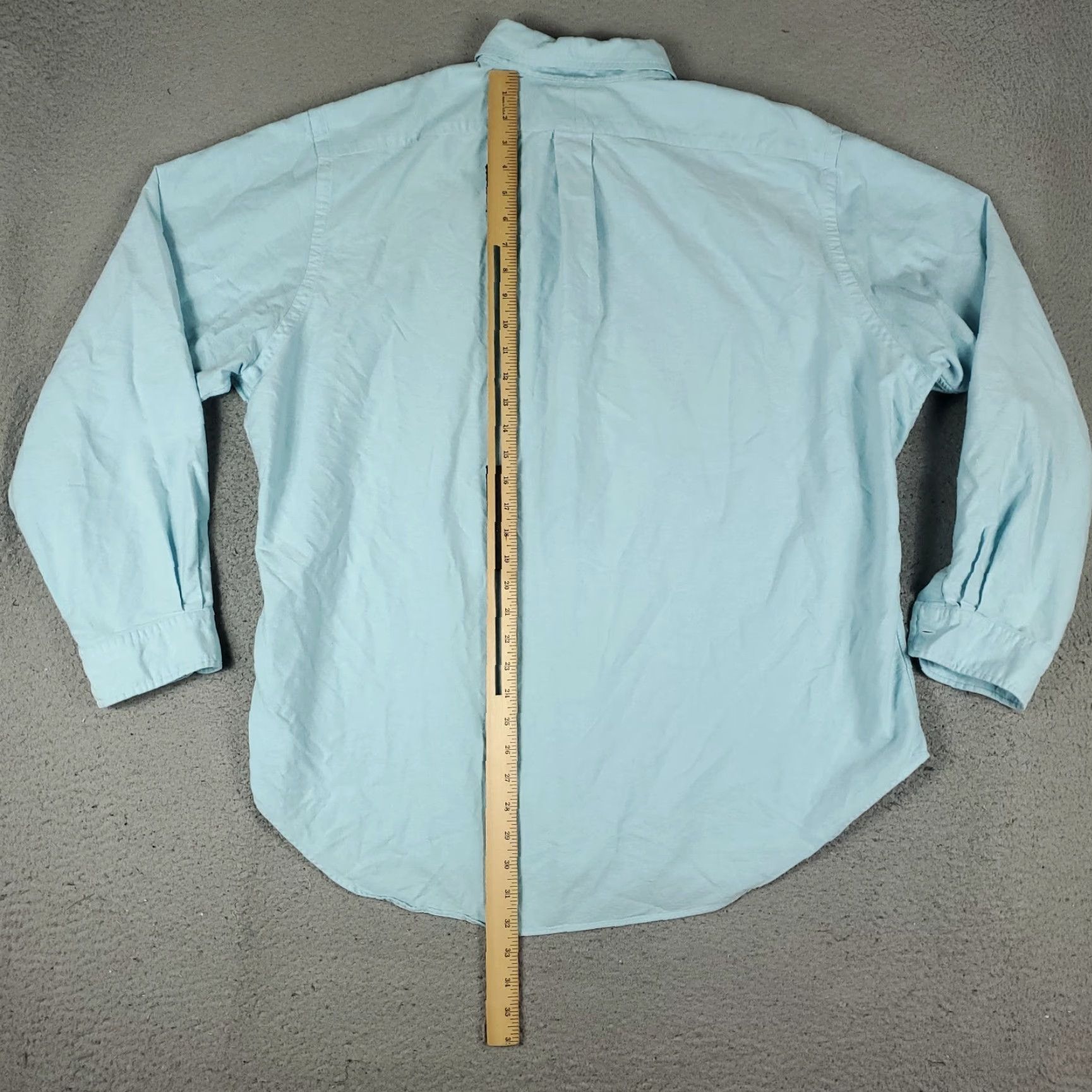 Ralph Lauren Ralph Lauren Shirt Mens Dress Button Up Long Sleeve Classic Fit Blue 18 Size 48R - 4 Thumbnail