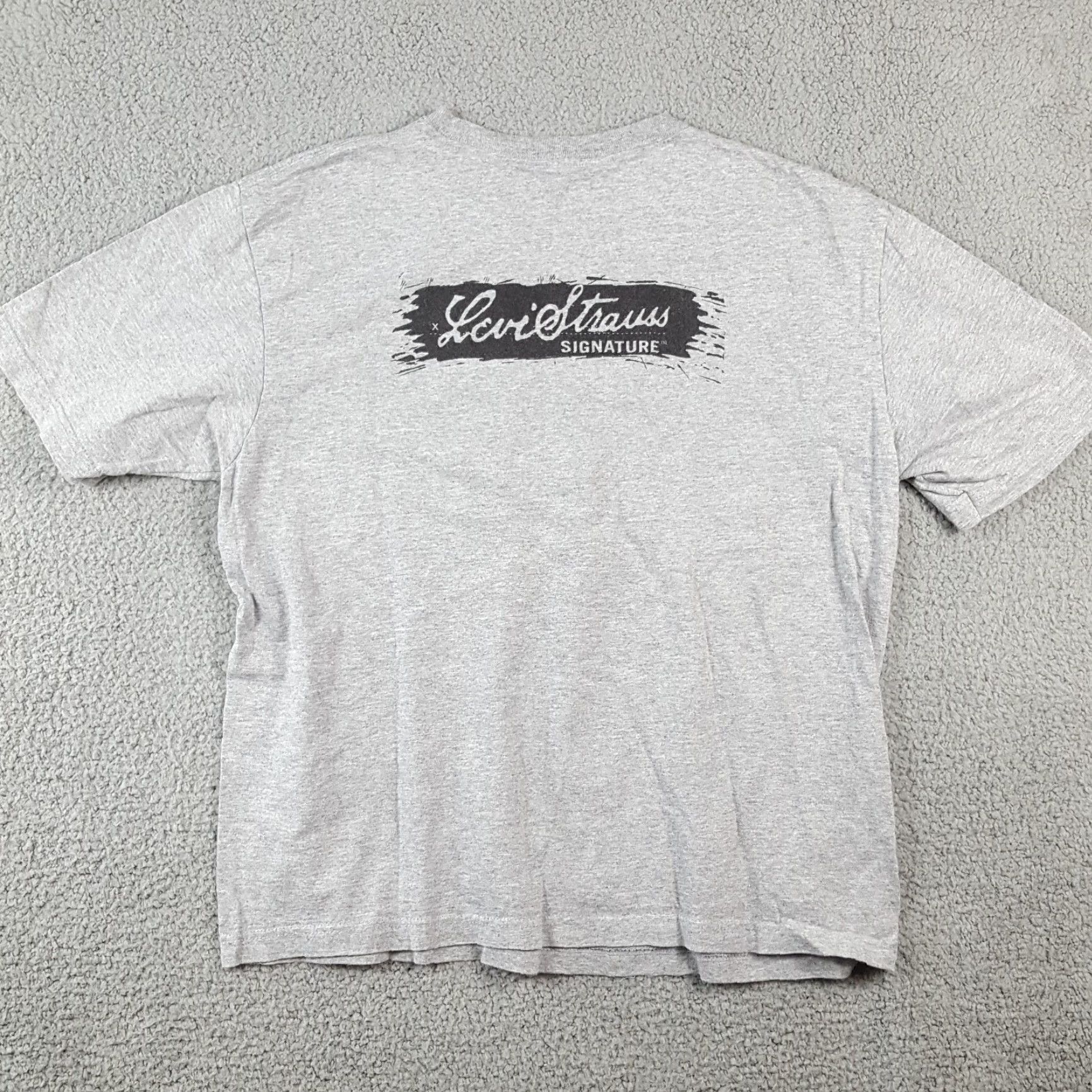 Levi's VINTAGE Levi's Muscle Car T-Shirt Large Gray Retro Short Sleeve 90s Auto Show Mens Size US L / EU 52-54 / 3 - 3 Thumbnail