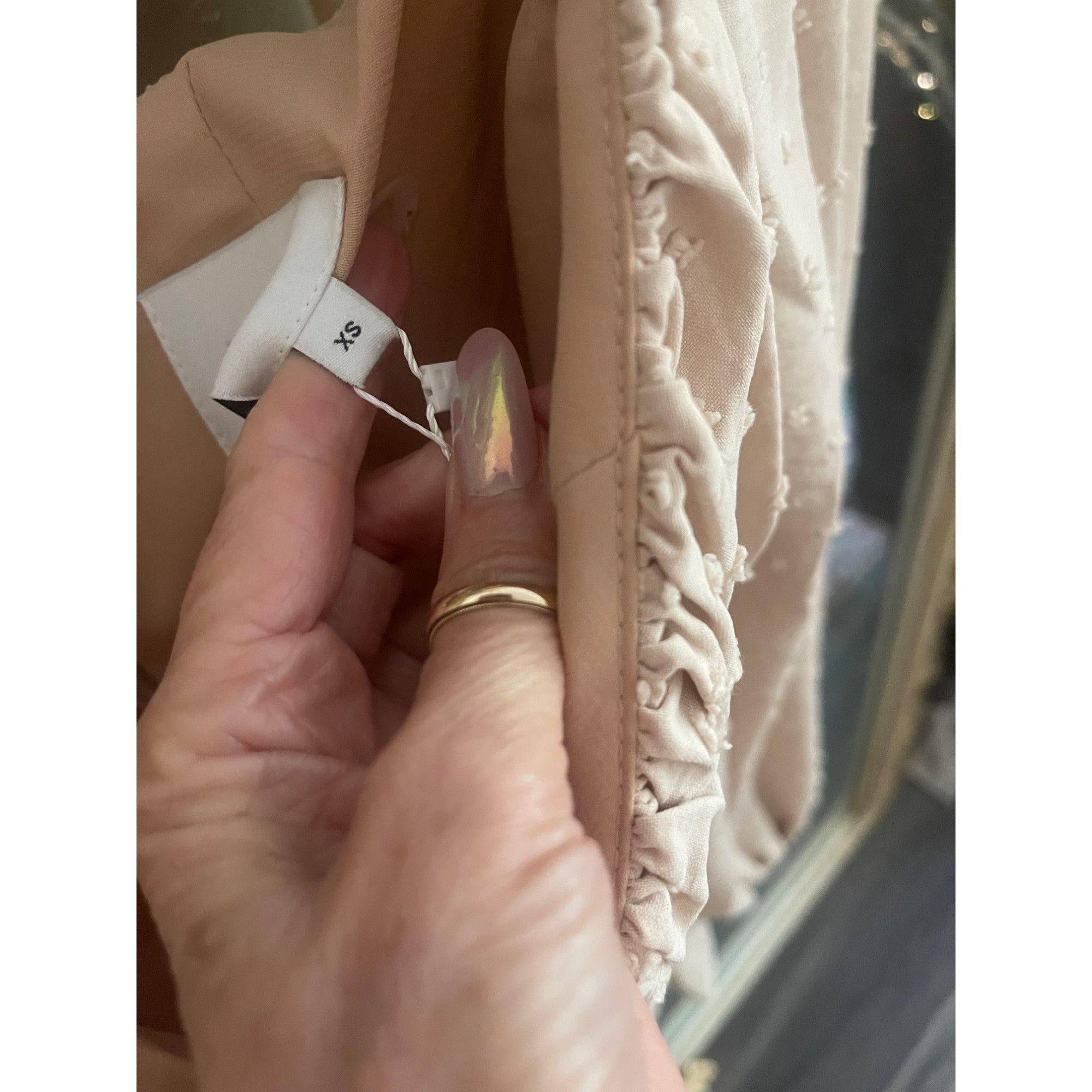 Other Rumer NWT Camille Mini Dress Sz XS Nude Size XS / US 0-2 / IT 36-38 - 4 Thumbnail