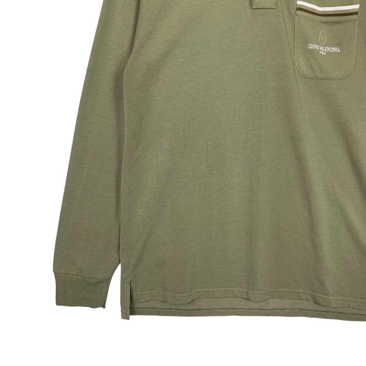 Gianni Valentino 90’s GIANNI VALENTINO Classic Long Sleeve Polos #2607-C117 Size US L / EU 52-54 / 3 - 3 Thumbnail