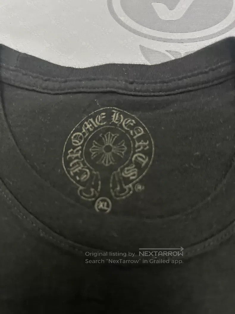 Chrome Hearts CHROME HEARTS Size XL Roll-up black T-shirt Size US XL / EU 56 / 4 - 6 Thumbnail