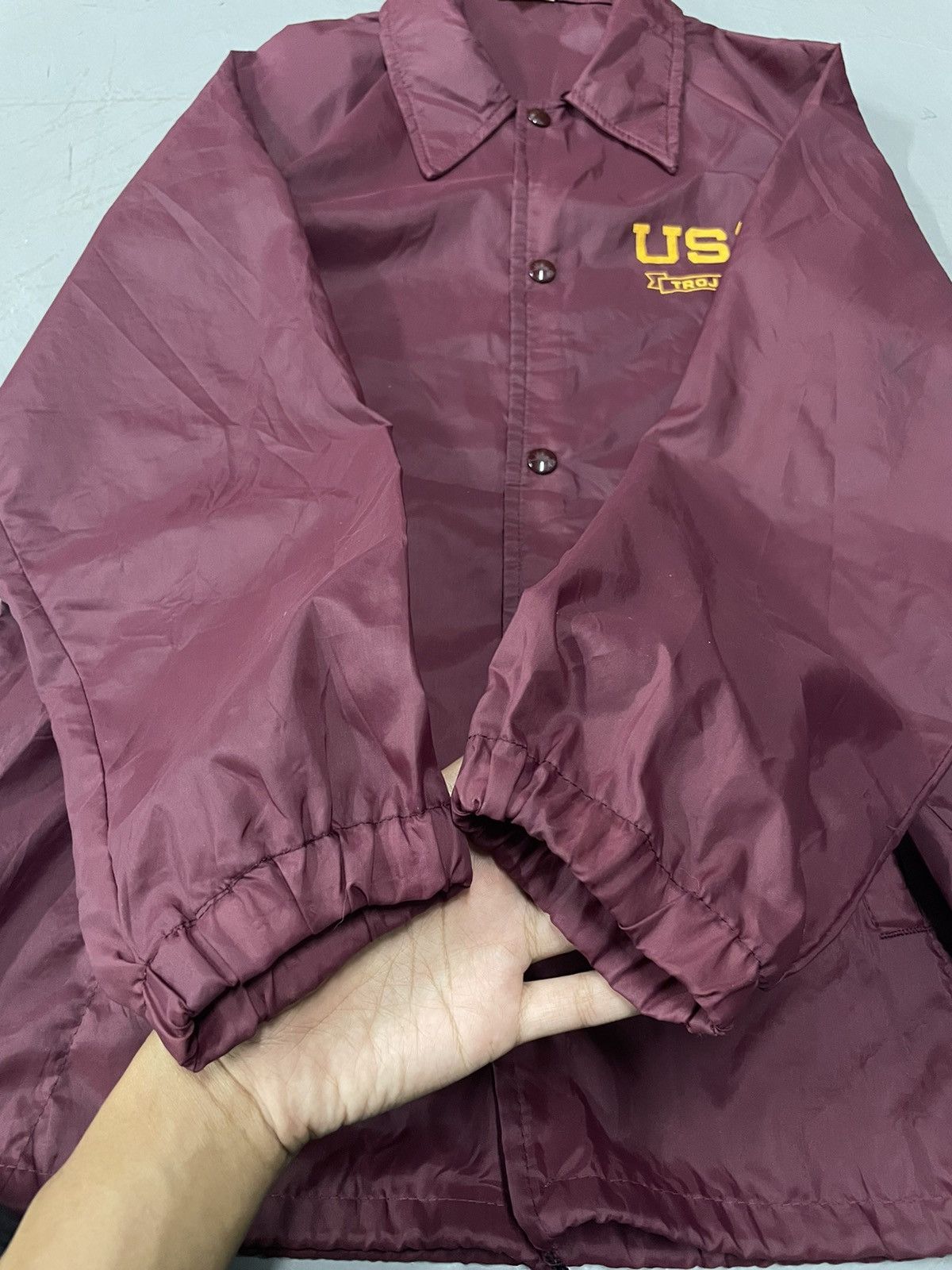 Vintage USC Trojans windbreaker coaches jacket Size US XL / EU 56 / 4 - 6 Thumbnail