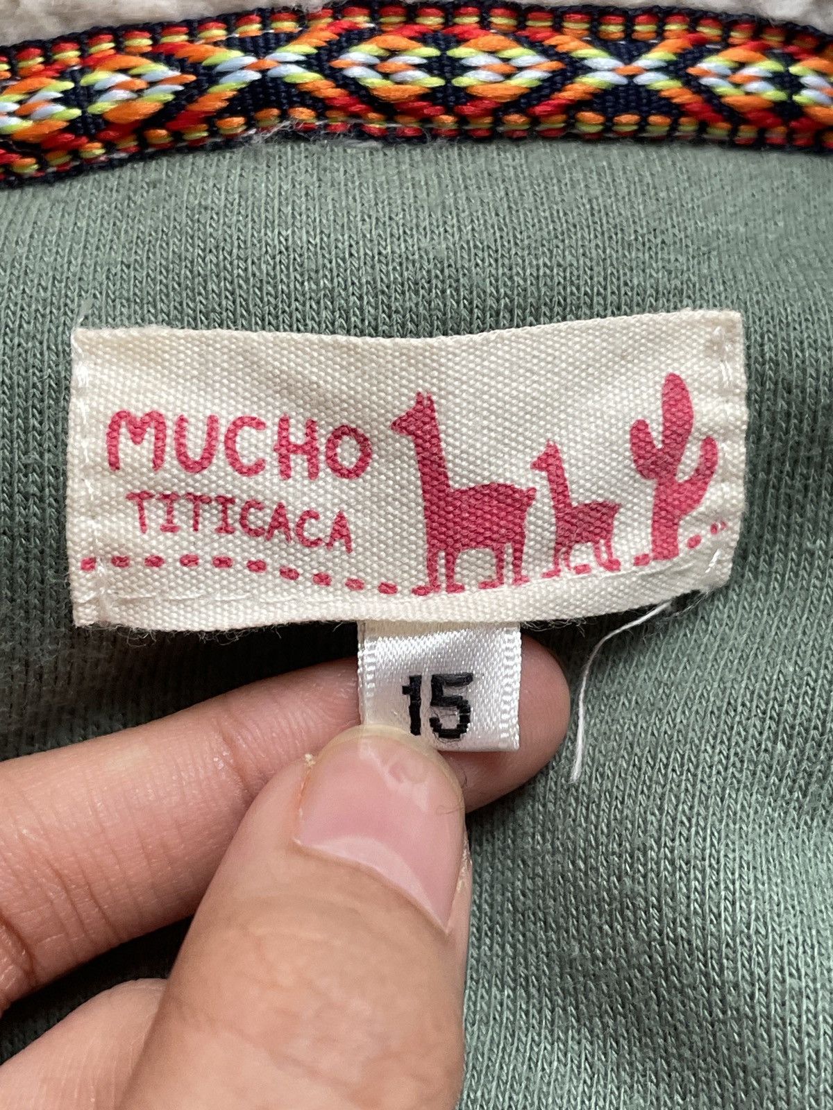 Japanese Brand × Vintage Vintage Brand Mucho Titicaca Fur Snack Button Hoodies 1990s Size US M / EU 48-50 / 2 - 9 Thumbnail