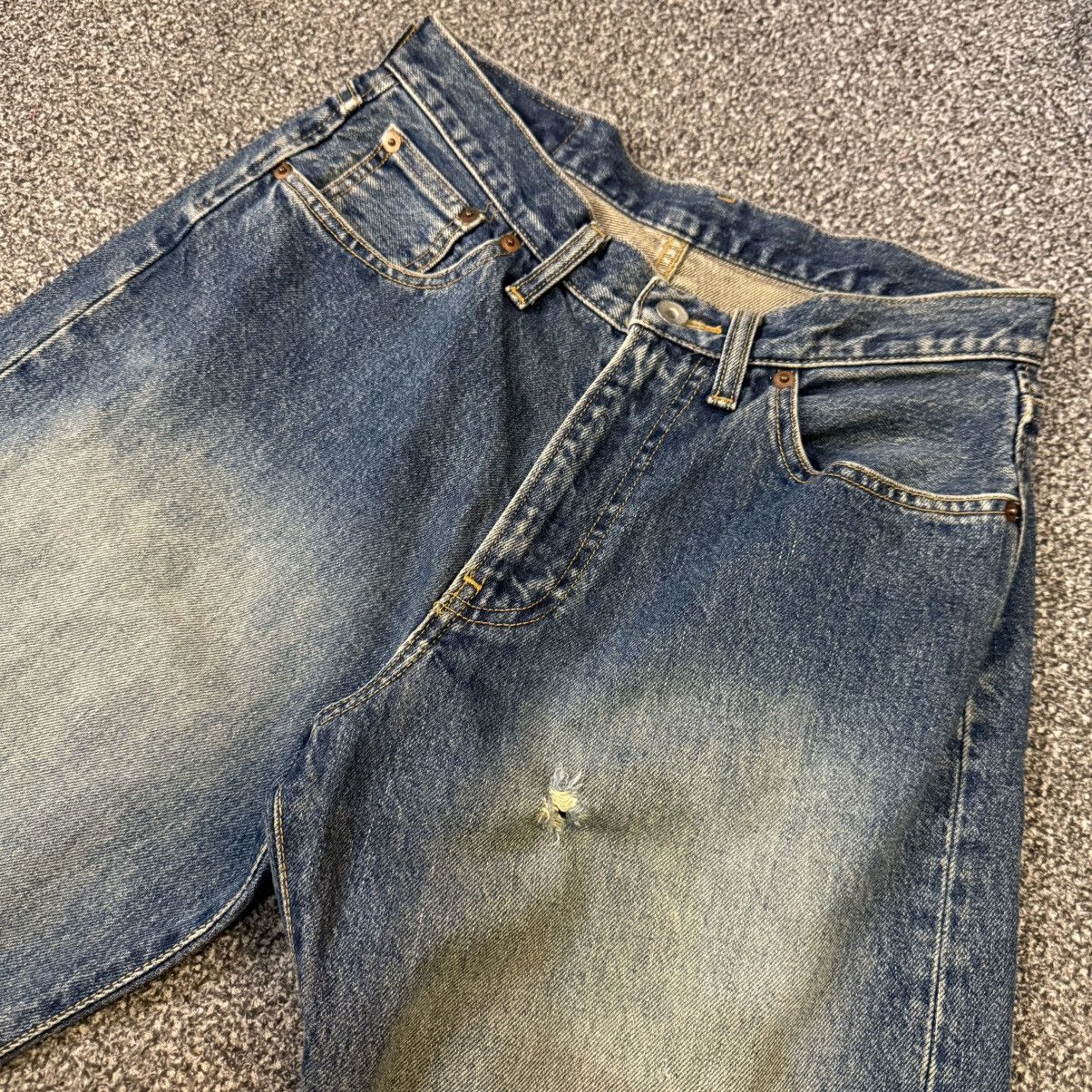 Undercover × Uniqlo 🔥🇯🇵 Vintage Rare Japanese Uniqlo Famous Faded Denim Size US 28 / EU 44 - 3 Thumbnail