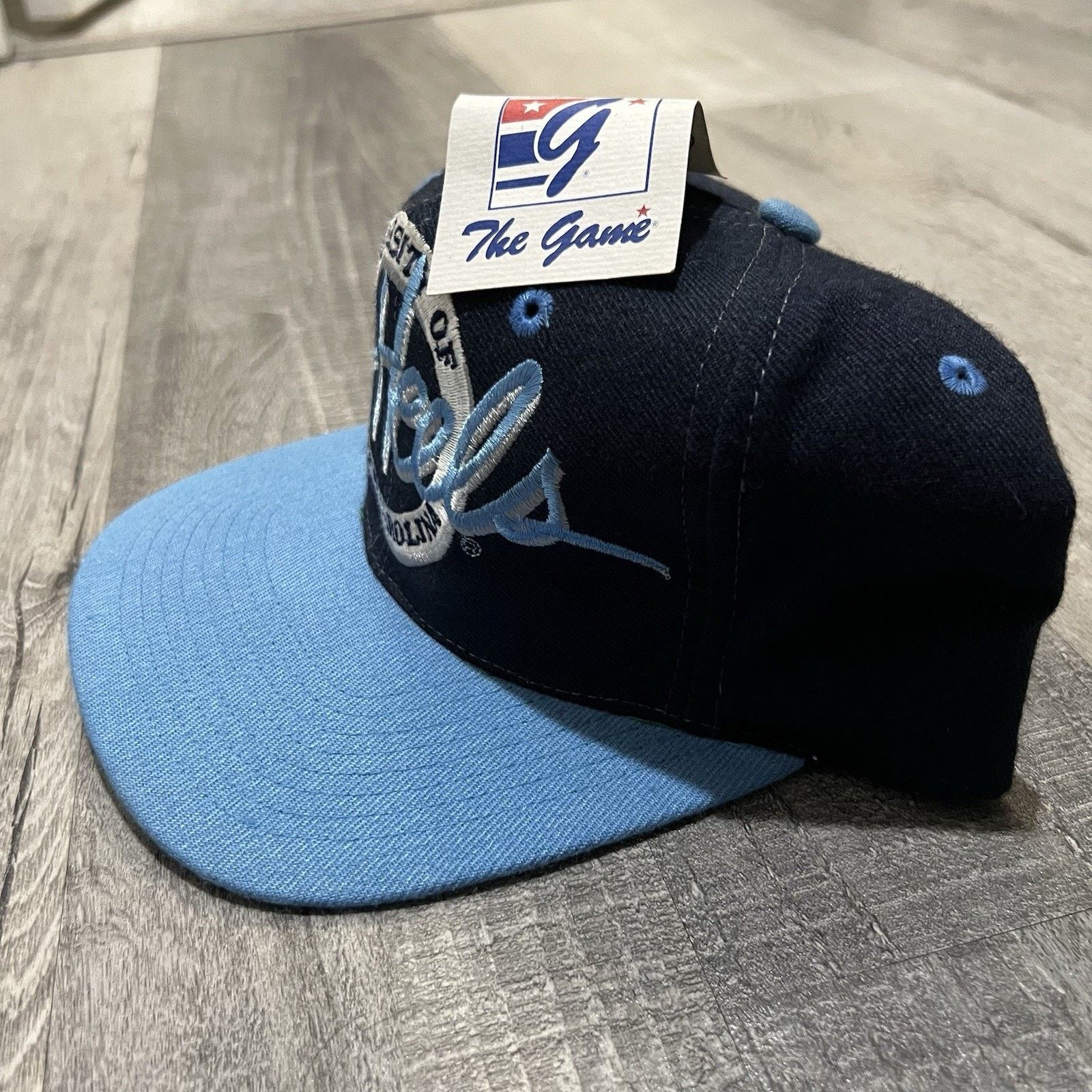 The Game VTG UNC North Carolina Tar Heels Script Snapback Hat NWT Size ONE SIZE - 3 Thumbnail