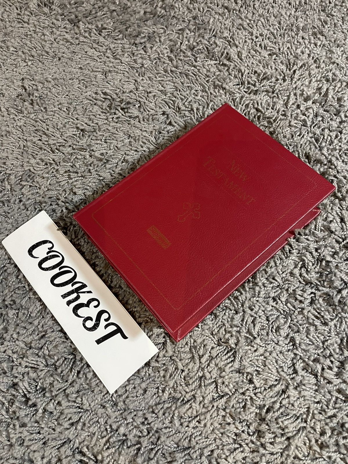 2013FW Supreme Bible Stash New Testament Storage Box