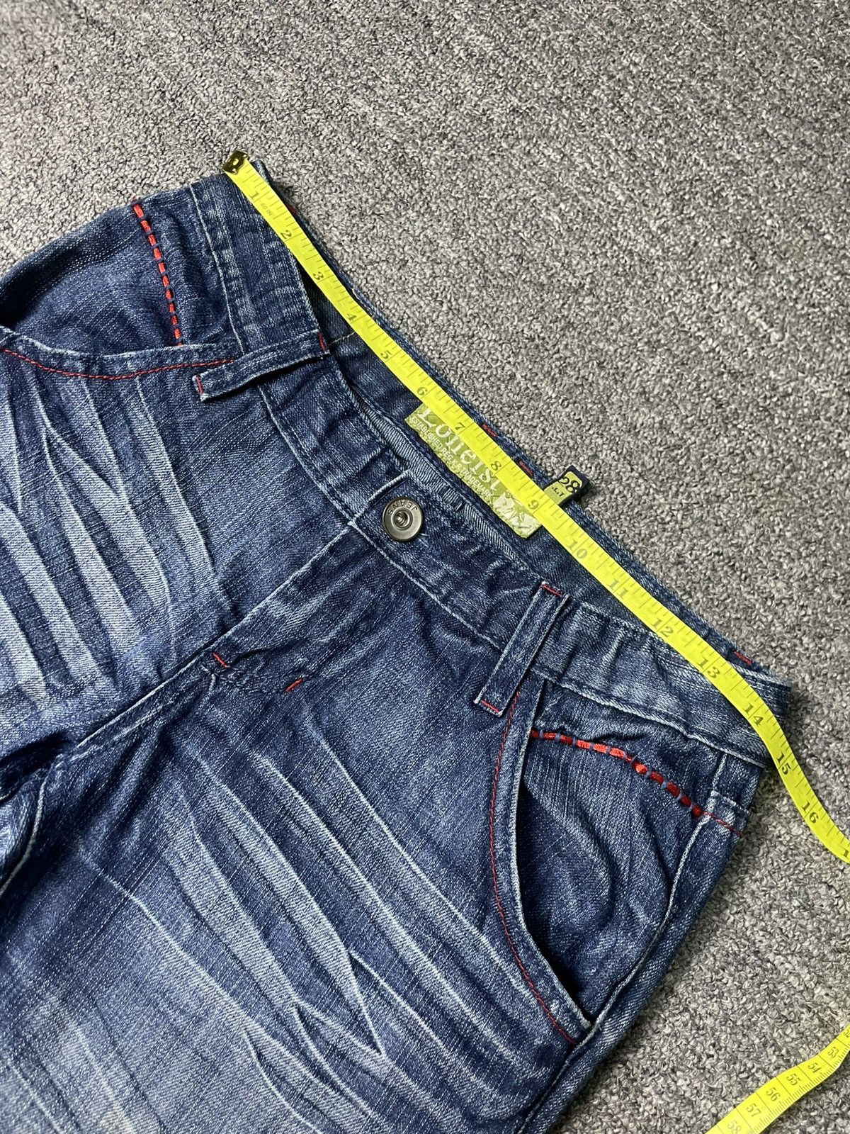 Japanese Brand × Vintage Vintage LONERST Flared Bootcut Design Jeans (83) Size 29" - 9 Thumbnail
