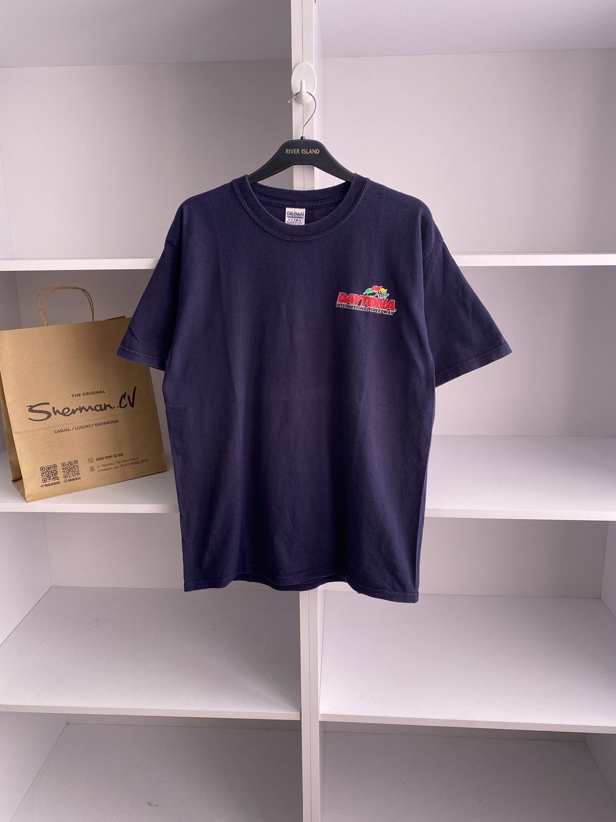 Daytona × Vintage Vintage Daytona Overprinted racing tee Size US L / EU 52-54 / 3 - 2 Thumbnail