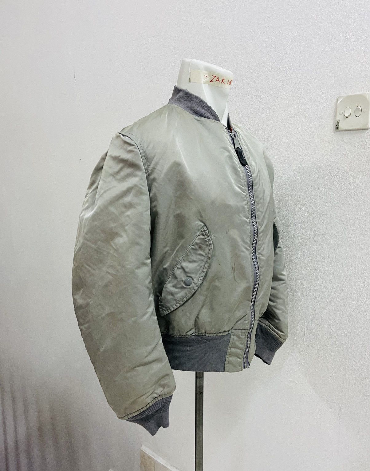 Alpha Industries × Vintage VINTAGE ALPHA INDUSTRIES USA BOMBER JACKET Size US M / EU 48-50 / 2 - 2 Thumbnail