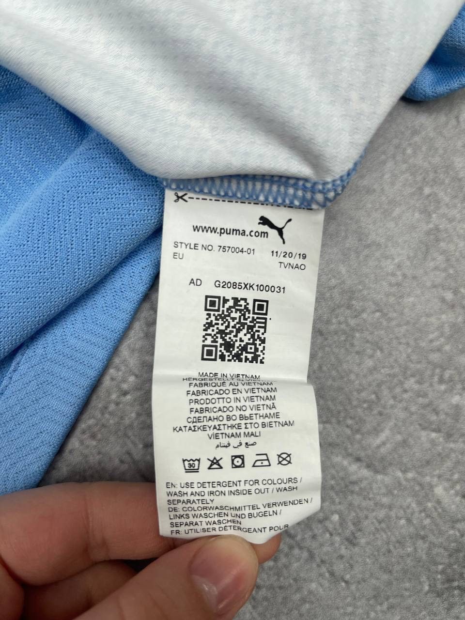 Puma Puma Manchester City Men Home Football Jersey 2020/21 Blue Size US L / EU 52-54 / 3 - 7 Thumbnail