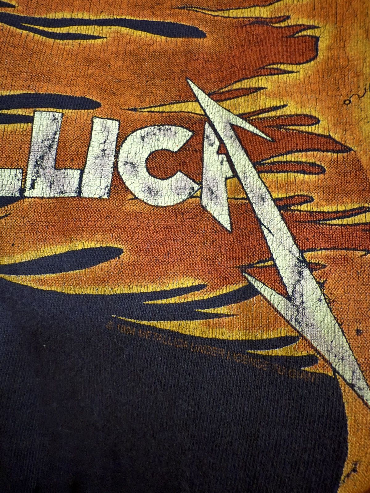 Band Tees Vintage 1990s Metallica Pushead Sun Size US XL / EU 56 / 4 - 21 Thumbnail