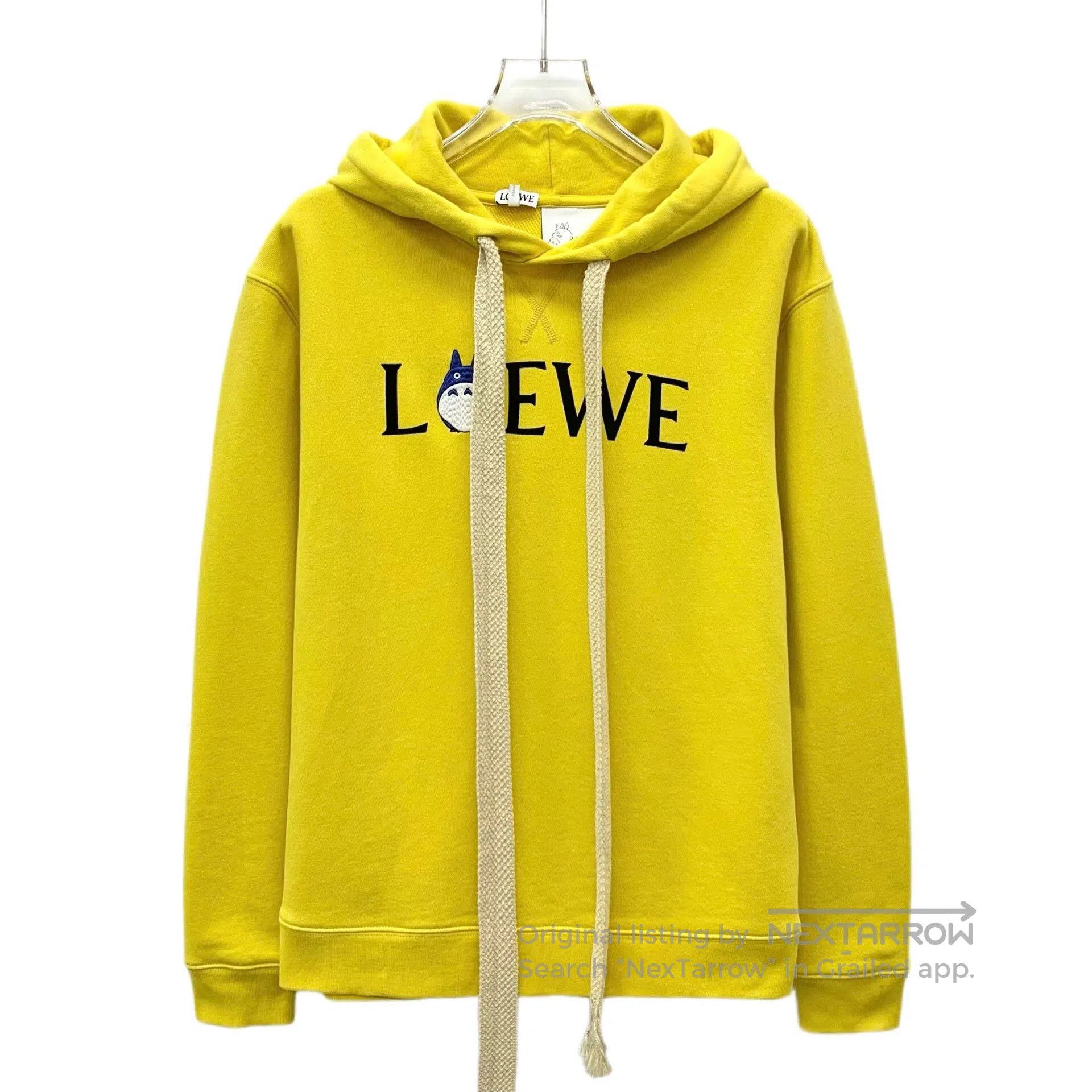 Loewe Loewe x Totoro Yellow Logo Embroidered Hoodie. Size XS / US 0-2 / IT 36-38 - 1 Thumbnail
