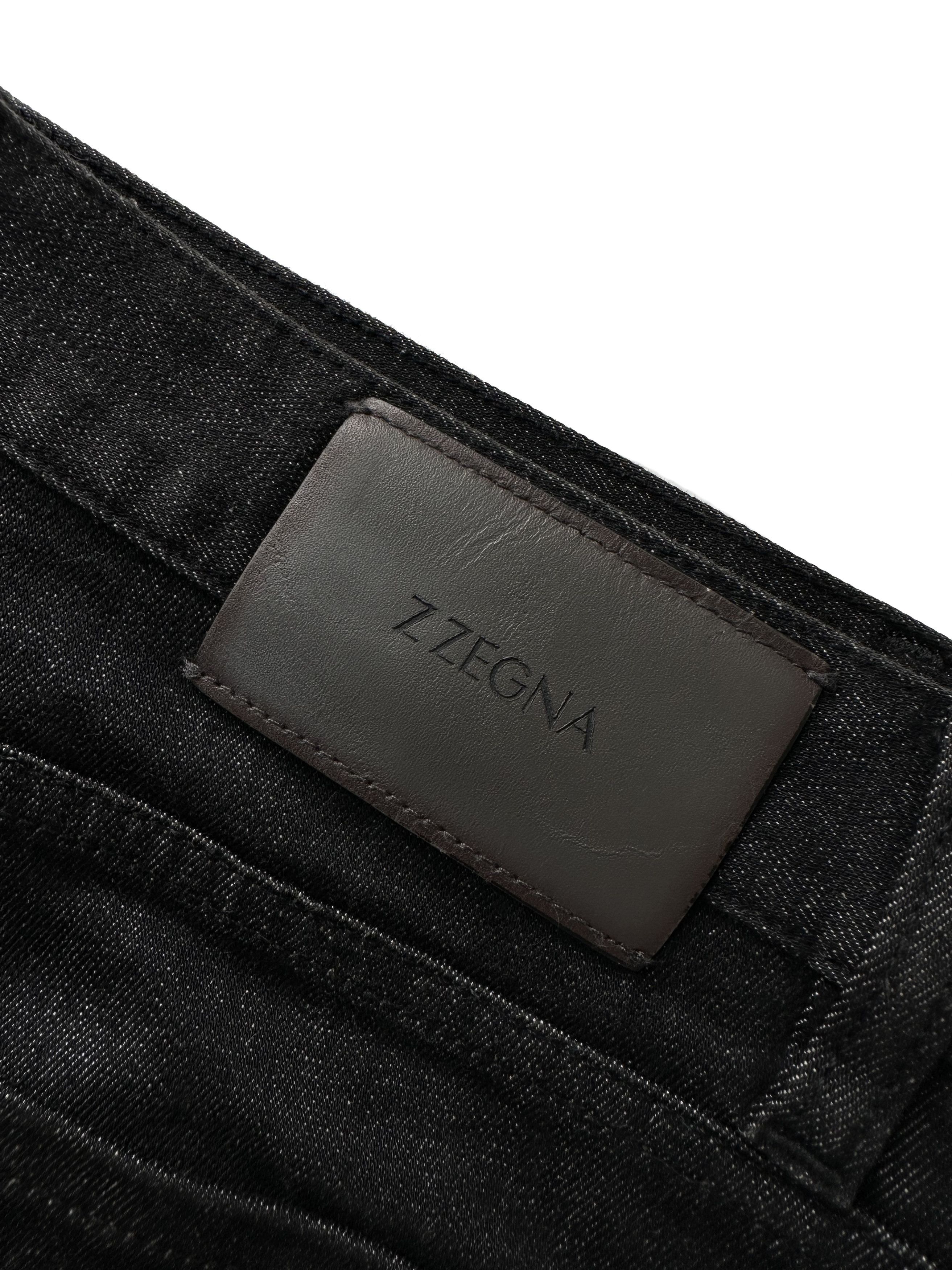 Z Zegna Ermenegildo Zegna black denim pants Size US 38 / EU 54 - 2 Thumbnail