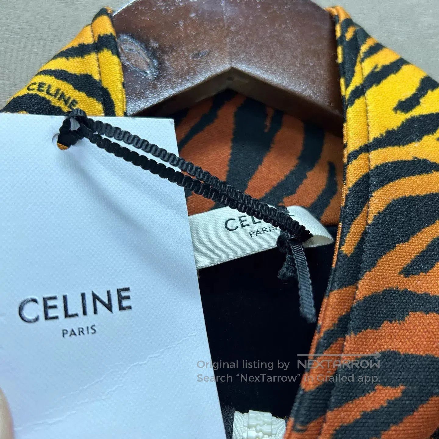 Celine Multi Colored Zebra Print Zip. Size US S / EU 44-46 / 1 - 3 Thumbnail