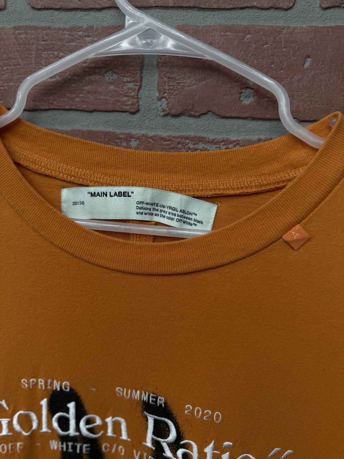 Off-White Off White Virgil Abloh Tee Shirt Size XL Pre Owned 🧼 Size US XL / EU 56 / 4 - 6 Thumbnail