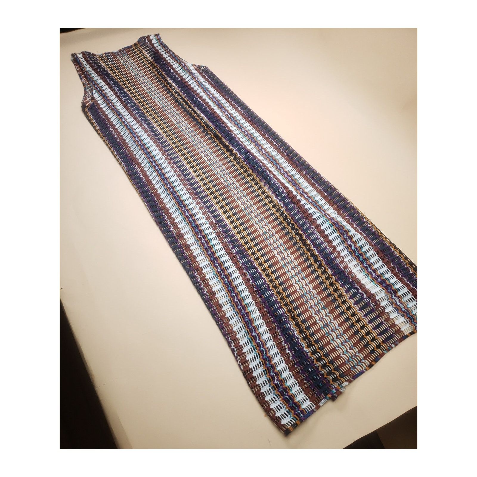 Missoni MISSONI Zig Zag Knit 3-Piece Set Cardigan Maxi Pants Rare Size M / US 6-8 / IT 42-44 - 16 Thumbnail