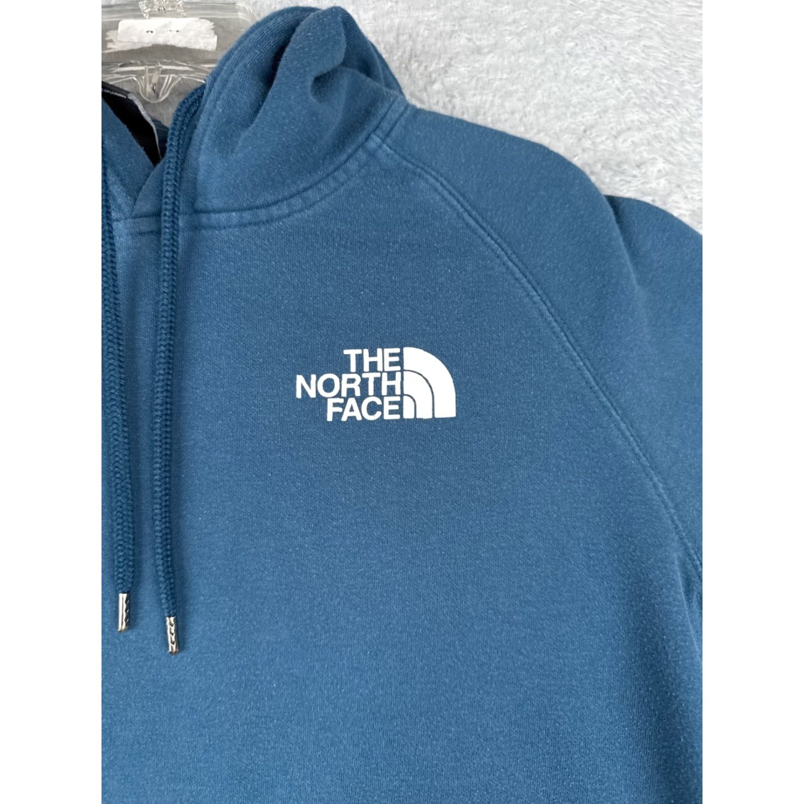 The North Face The North Face Hoodie Women L Blue Pullover Jersey Cotton Fabric Logo Casual Activewear Size L / US 10 / IT 46 - 6 Thumbnail