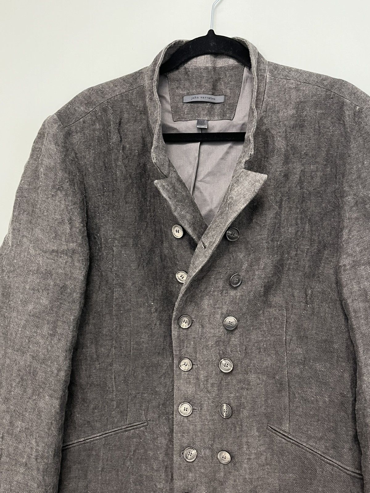 John Varvatos Double-Breasted Military Jacket Size EU 50 US 40 Size US M / EU 48-50 / 2 - 7 Thumbnail