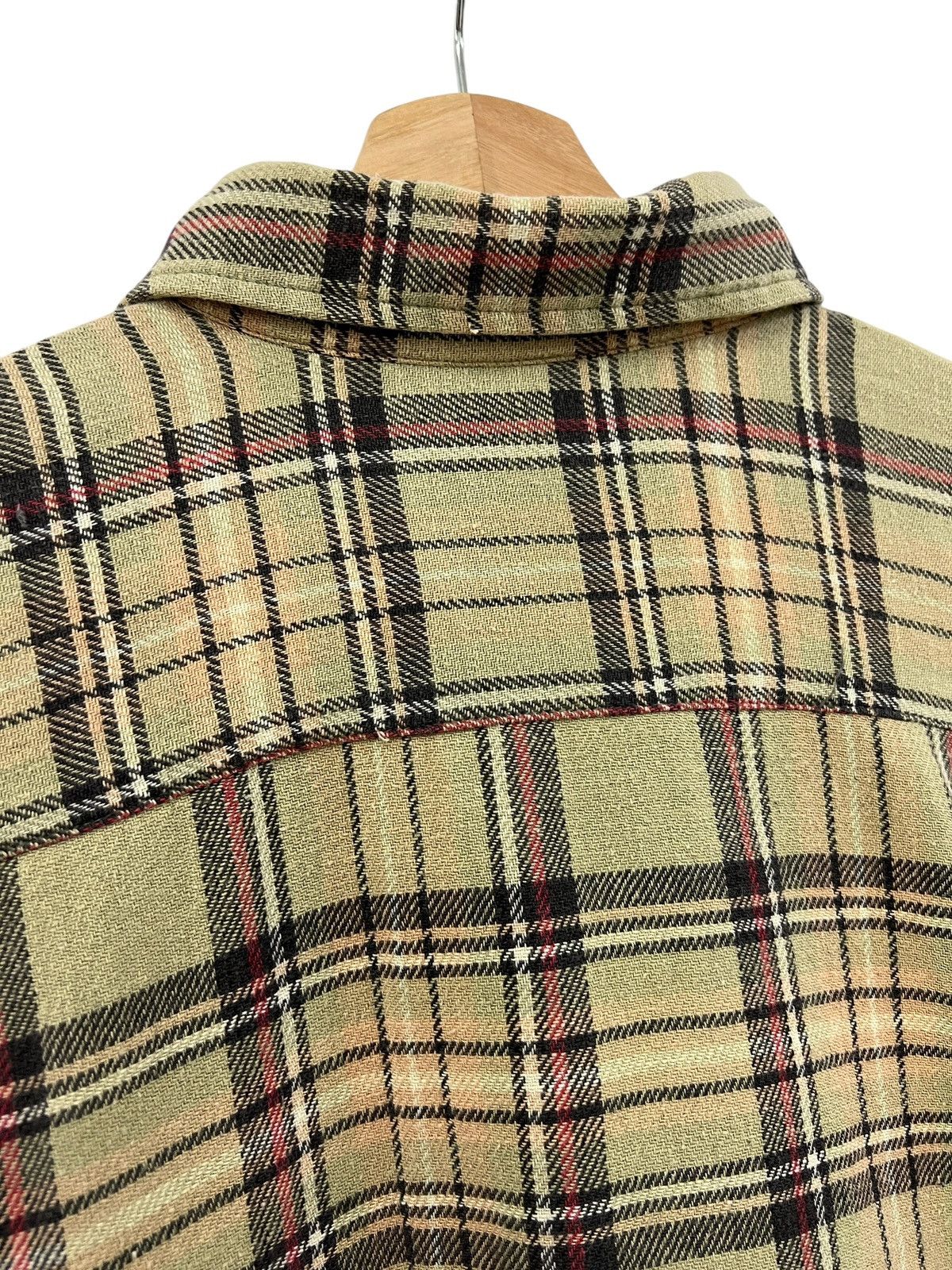 Needles Needles Boxy Cut 3/4 Sleeve Tartan Check Flannel Shirt Size US M / EU 48-50 / 2 - 8 Thumbnail