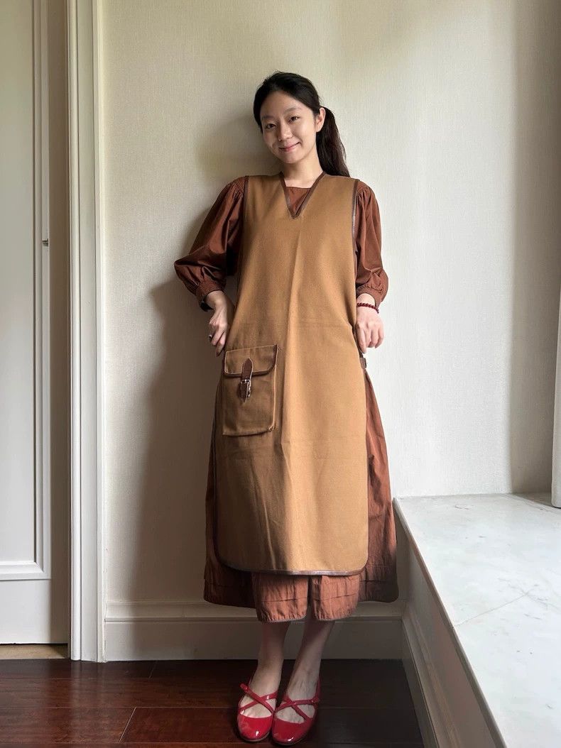Other KENZO Work vest, caramel brown cotton fabric Size XS / US 0-2 / IT 36-38 - 5 Thumbnail