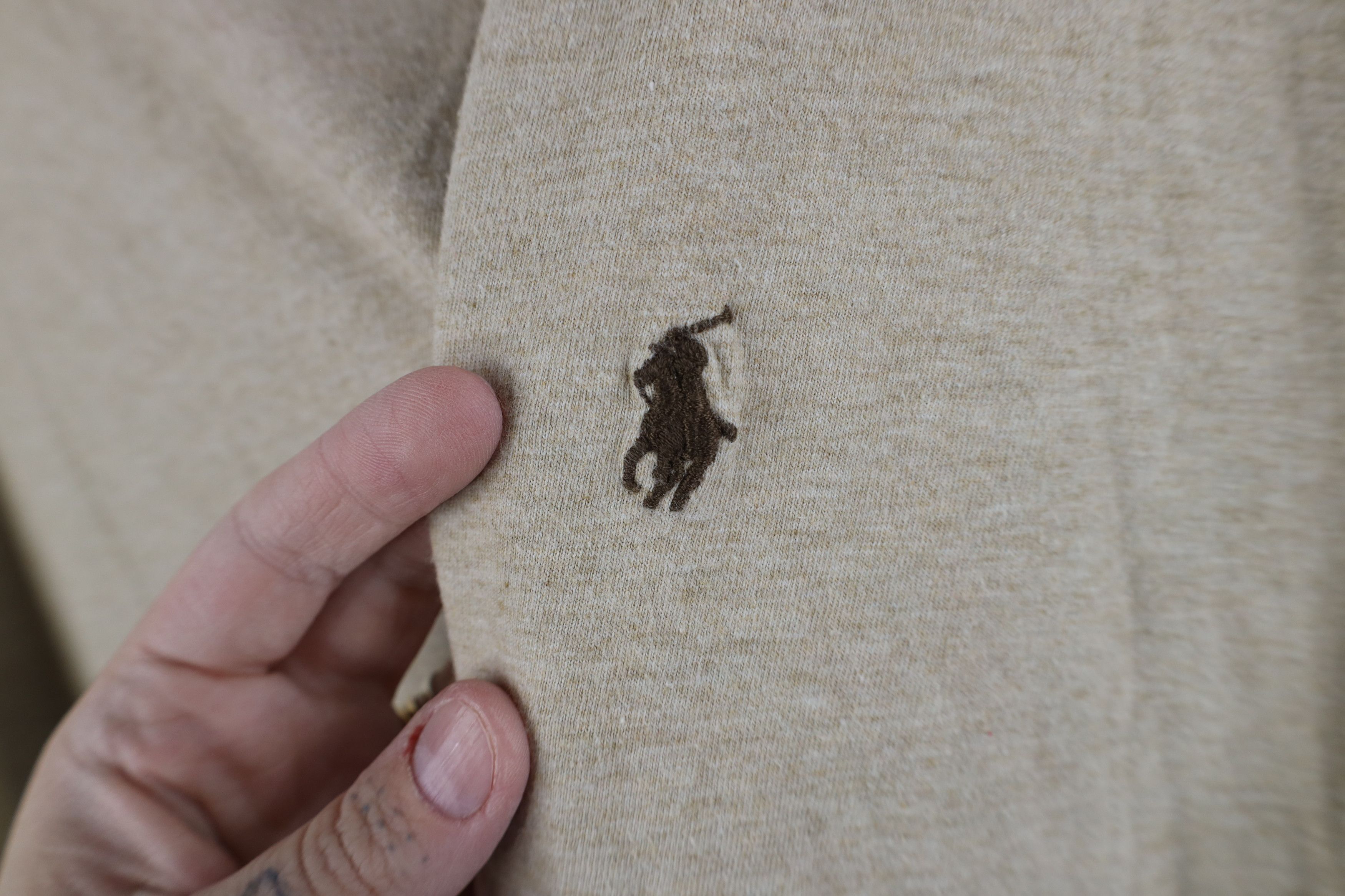 Ralph Lauren Vintage 90s Ralph Lauren Short Sleeve T-Shirt Heather Brown Size US M / EU 48-50 / 2 - 4 Thumbnail