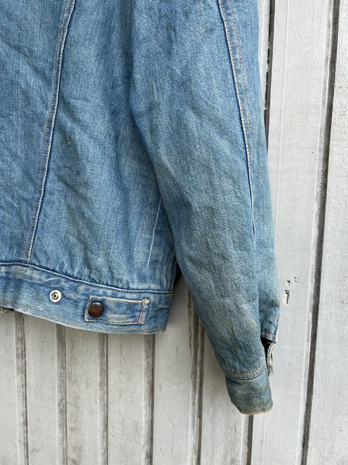 Japanese Brand × Vintage Vtg half denim jacket Size US S / EU 44-46 / 1 - 11 Thumbnail