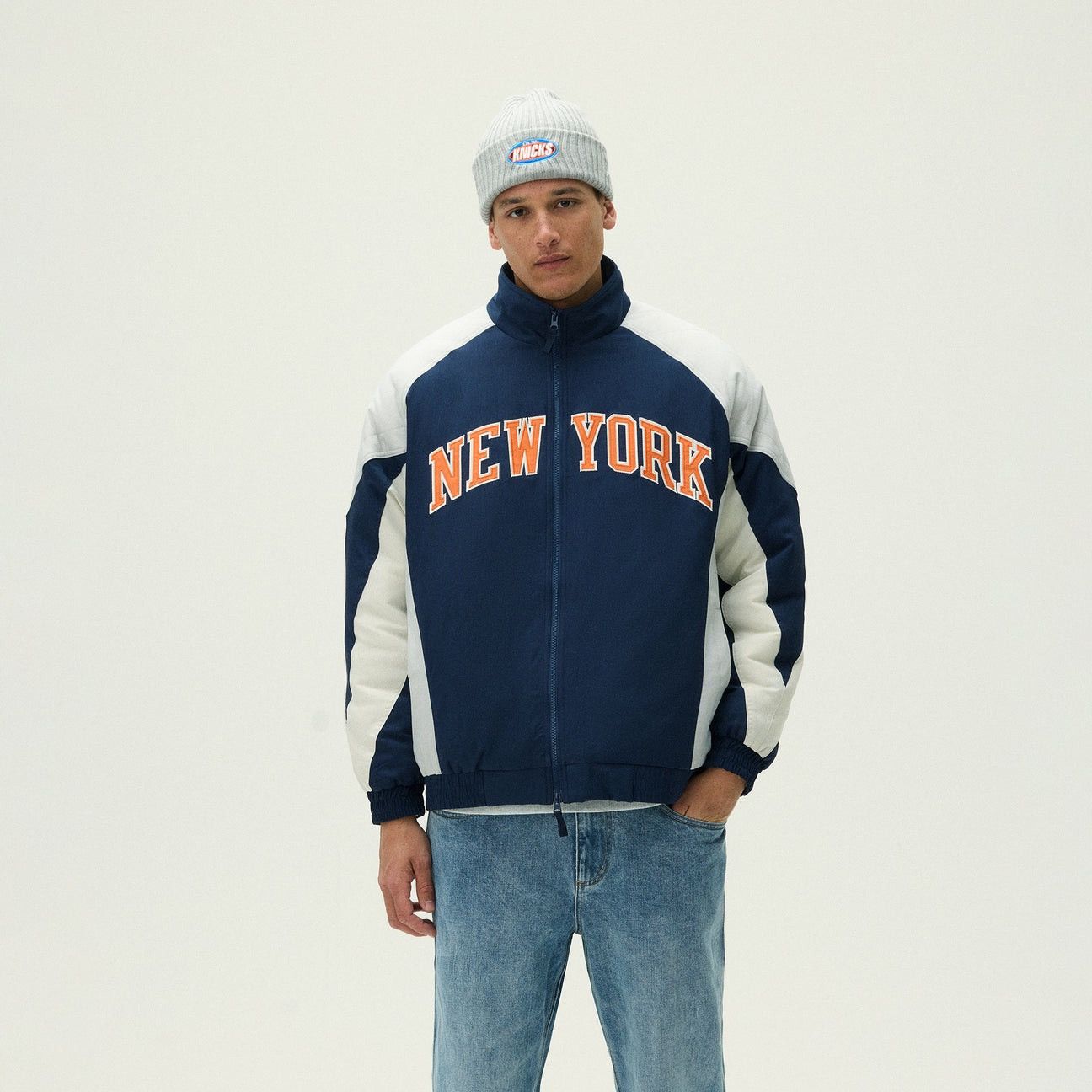 Kith Kith for the NY Knicks Nylon Padded Jacket Nocturnal XL Size US XL / EU 56 / 4 - 2 Thumbnail