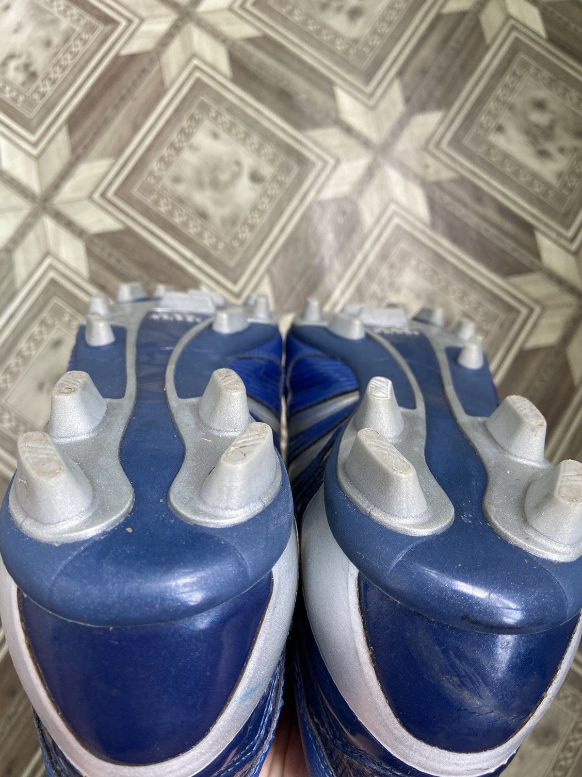 Adidas × Vintage Vintage 2005 Adidas Predator Absolute TRX FG (Blue/Silver) Size US 10 / EU 43 - 9 Thumbnail