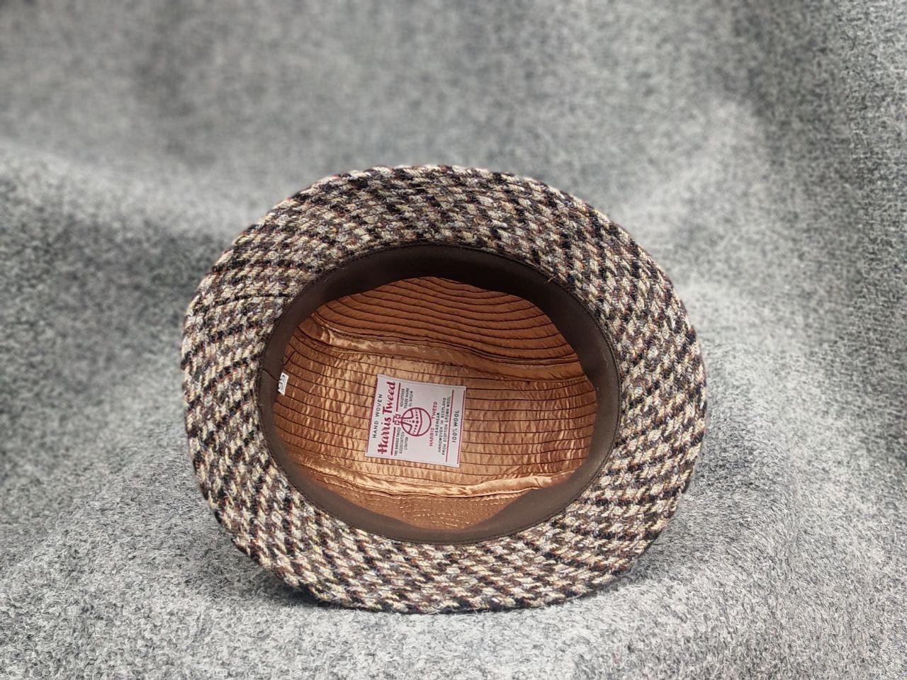 Harris Tweed Vintage 80's Harris Tweed Hat Classic trilby Fedora England Size ONE SIZE - 10 Thumbnail