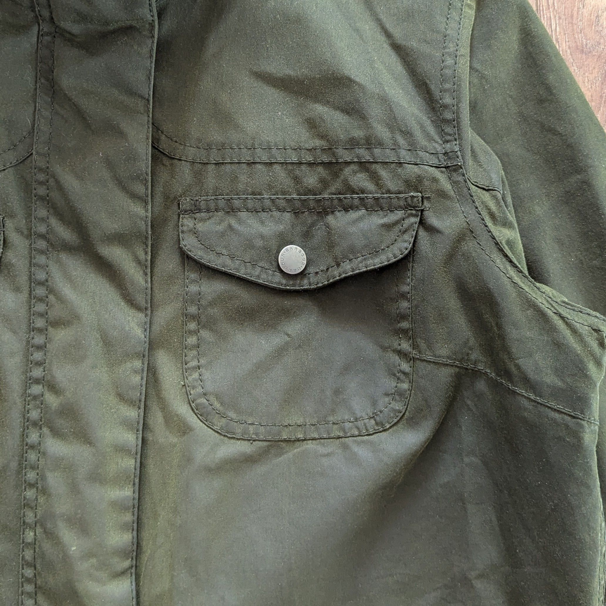 Barbour Barbour Rhossili Wax Jacket Waxed Cotton England Style Green Size M / US 6-8 / IT 42-44 - 4 Thumbnail