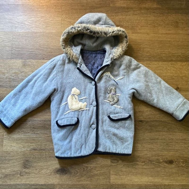 Vintage Vintage Winter Bear Wool Jacket Size M / US 6-8 / IT 42-44 - 1 Thumbnail